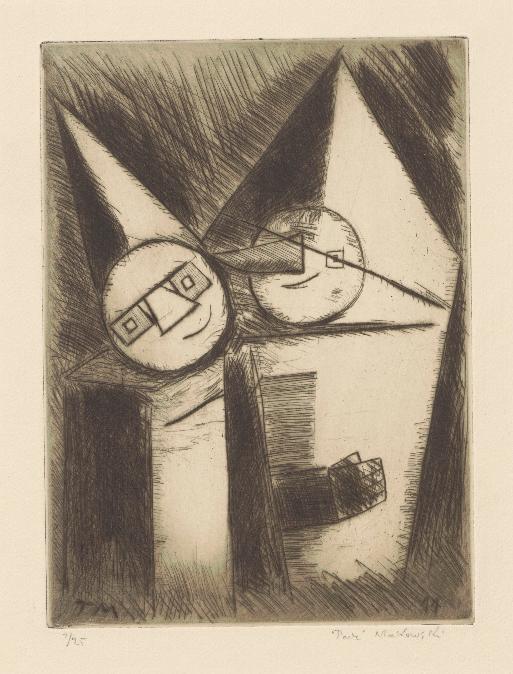 《狂欢》（Carnival）｜塔德乌什·马科夫斯基 Tadeusz Makowski｜1931