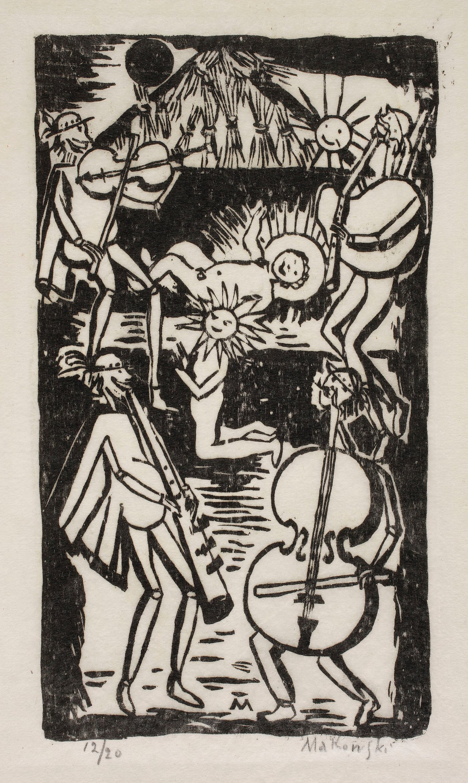 《谜题2.》（Mystery 2.）｜塔德乌什·马科夫斯基 Tadeusz Makowski｜1924