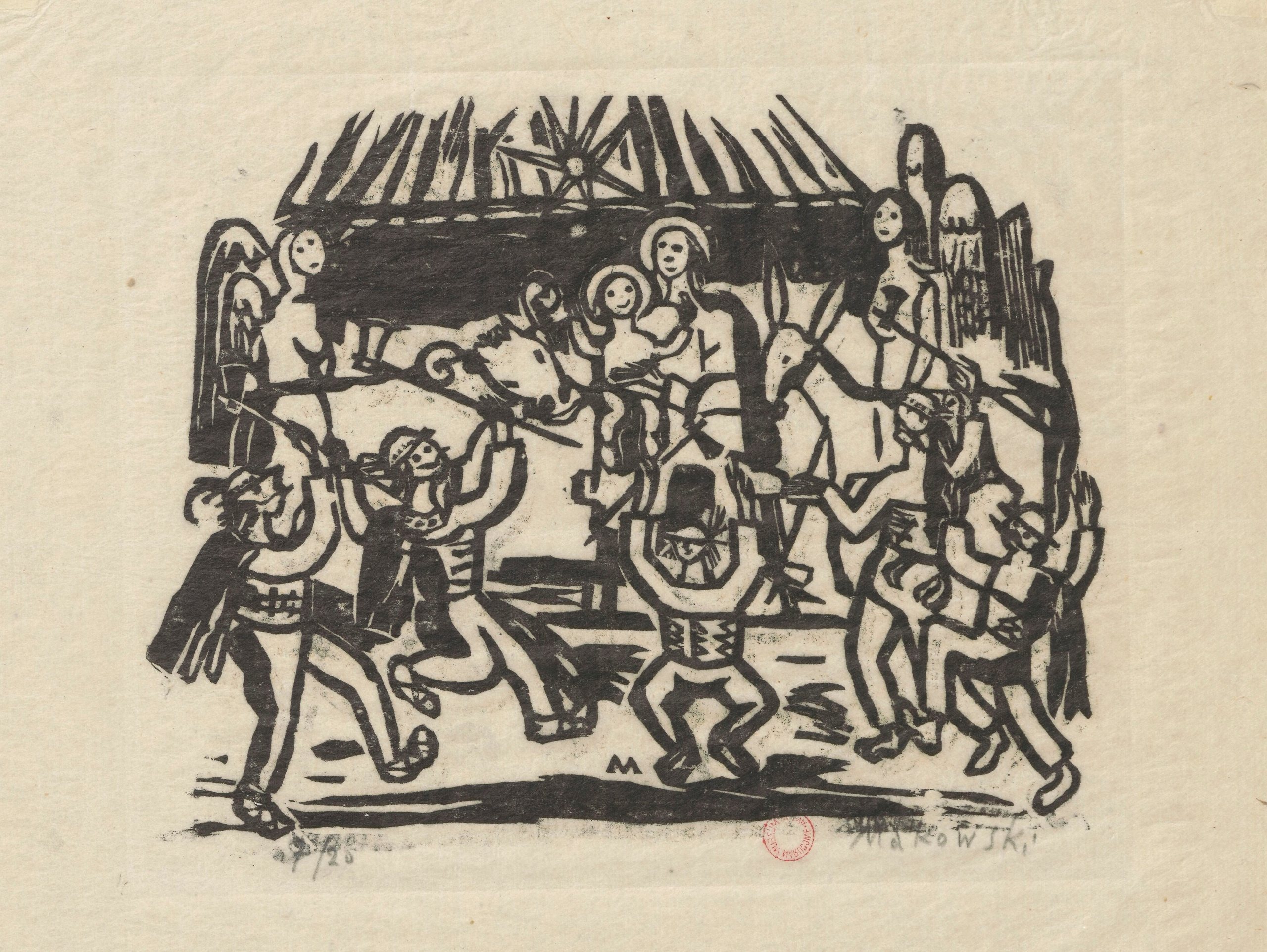 《田园、神秘》（Pastorals, Mystery）｜塔德乌什·马科夫斯基 Tadeusz Makowski｜1924