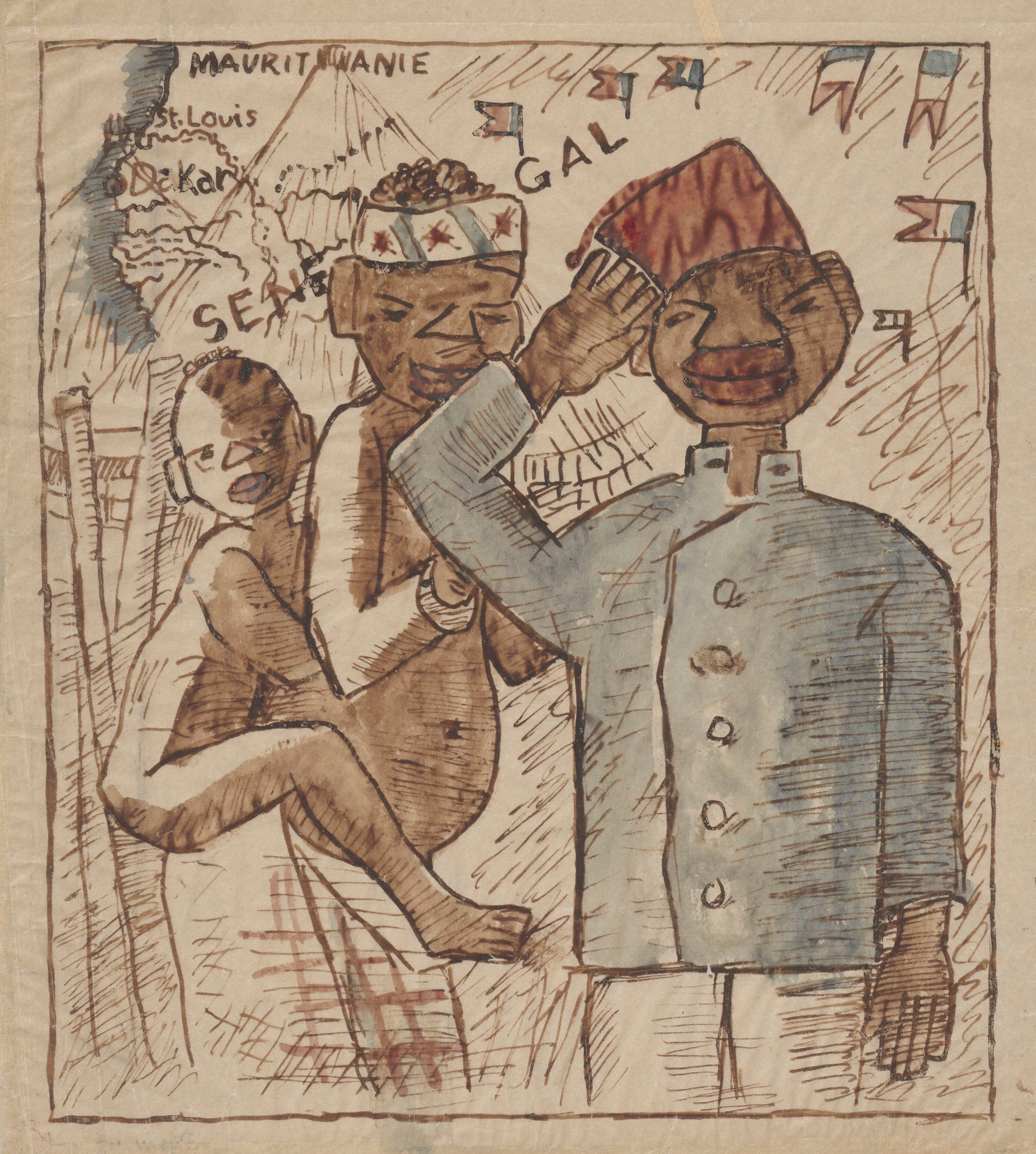 《塞内加尔》（Senegal）｜塔德乌什·马科夫斯基 Tadeusz Makowski｜1931