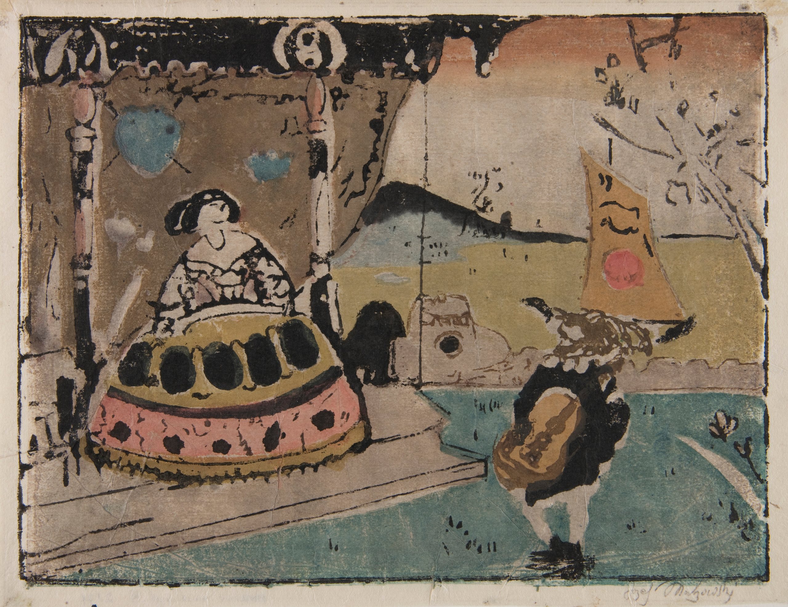 《作品》（Composition）｜塔德乌什·马科夫斯基 Tadeusz Makowski｜1909