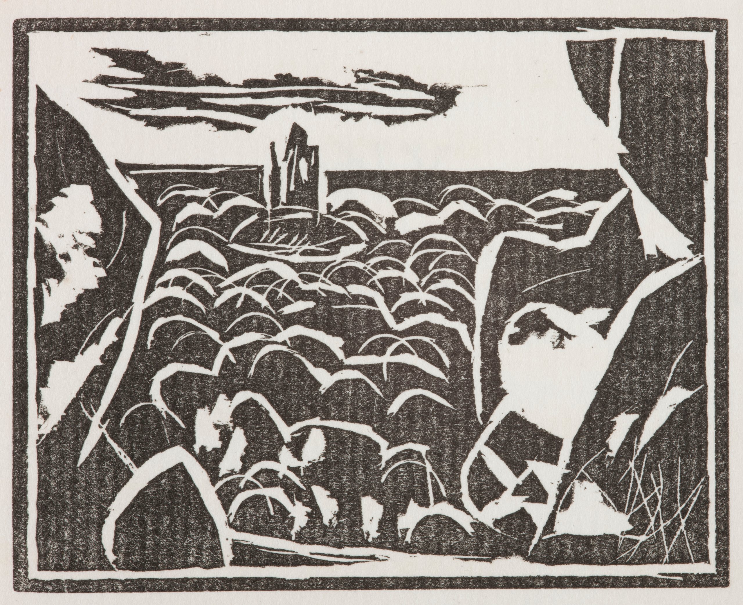 《海景》（Sea view）｜塔德乌什·马科夫斯基 Tadeusz Makowski｜1914