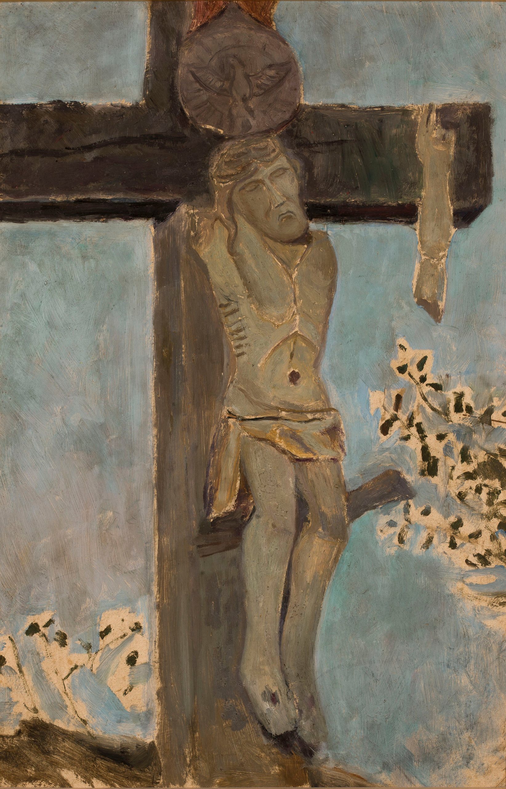 《基督在十字架上没有手》（Christ on the Cross without hands）｜塔德乌什·马科夫斯基 Tadeusz Makowski｜1909