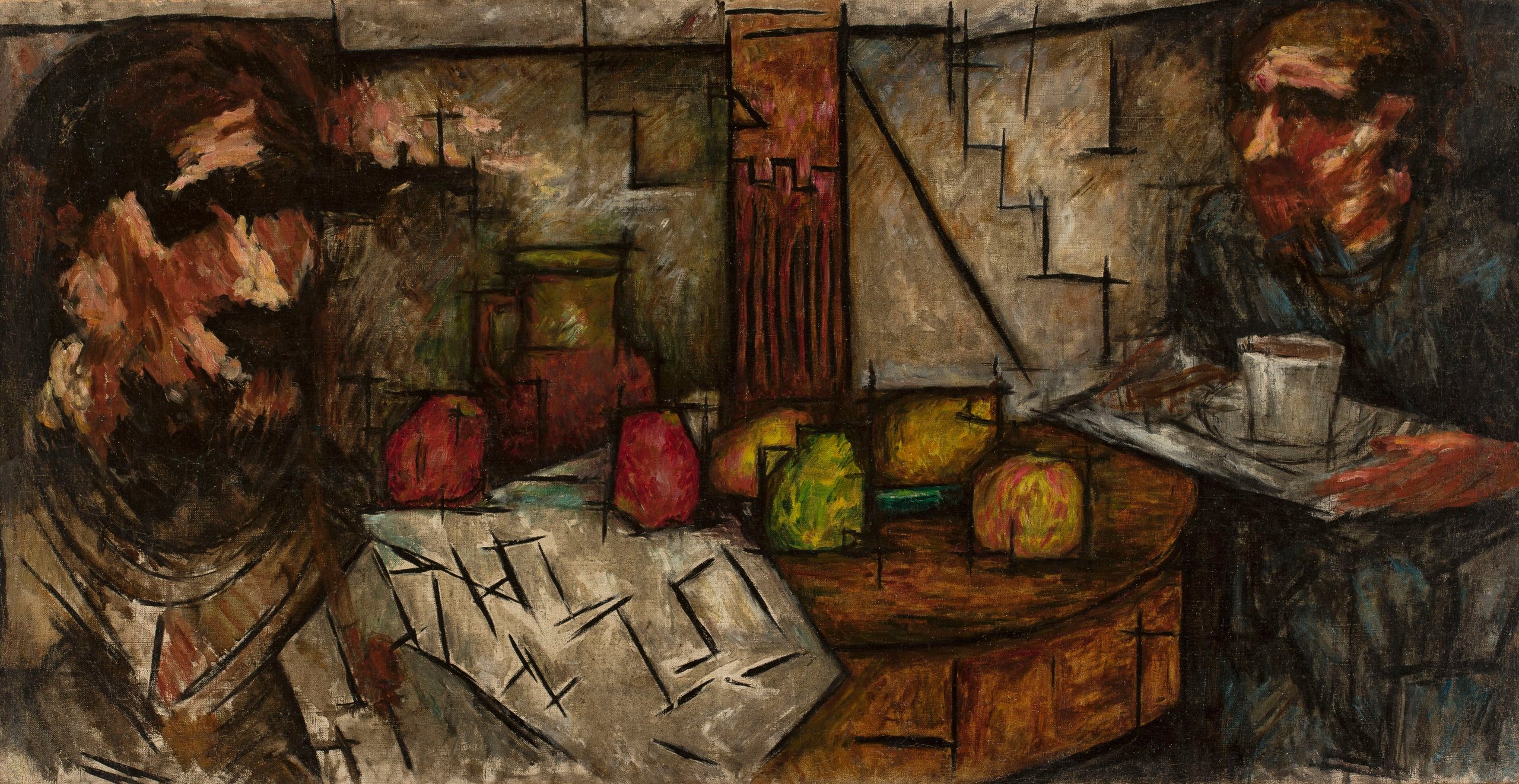 《下午茶点心》（Afternoon snack）｜塔德乌什·马科夫斯基 Tadeusz Makowski｜1915