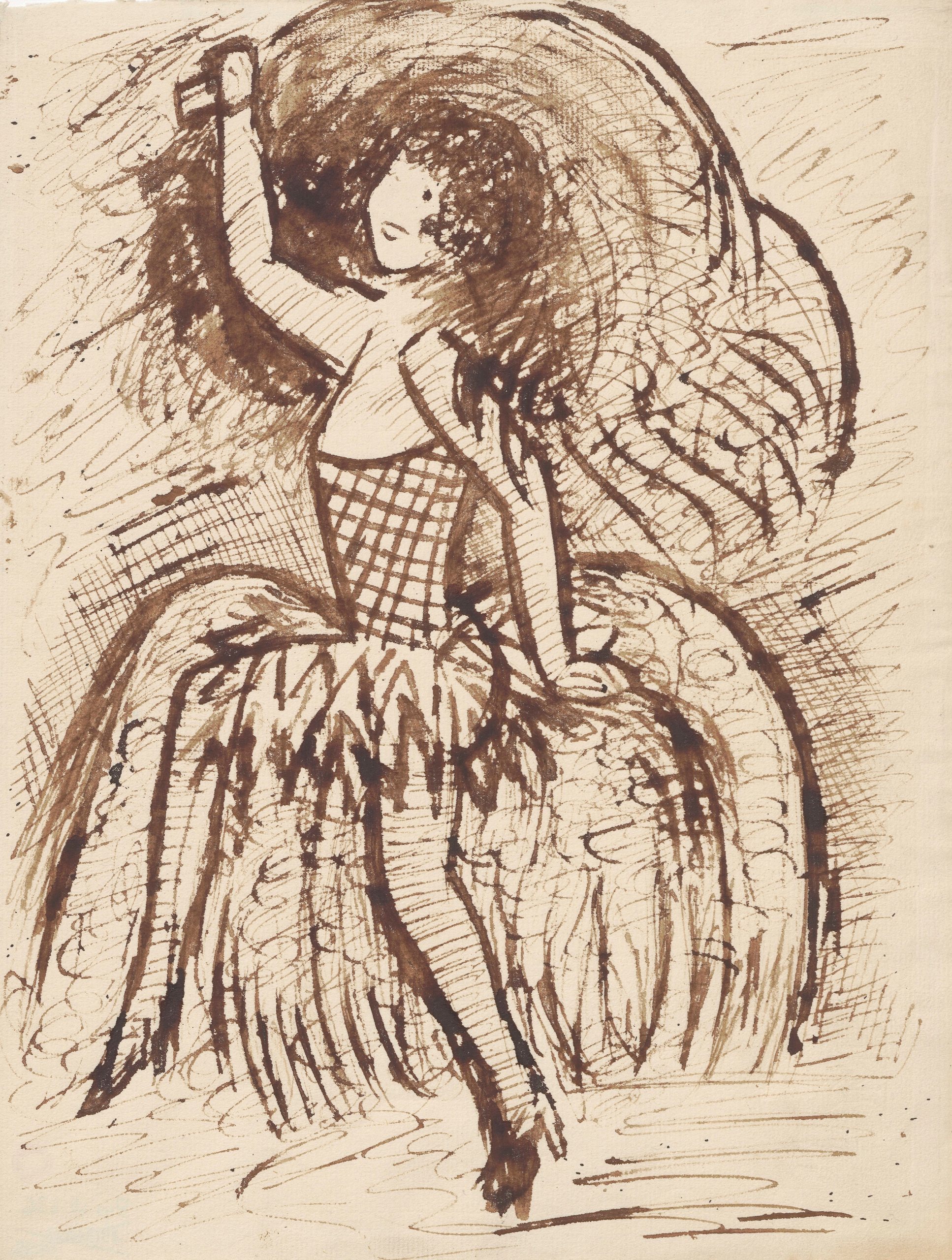 《舞蹈家》（Dancer）｜塔德乌什·马科夫斯基 Tadeusz Makowski｜1931