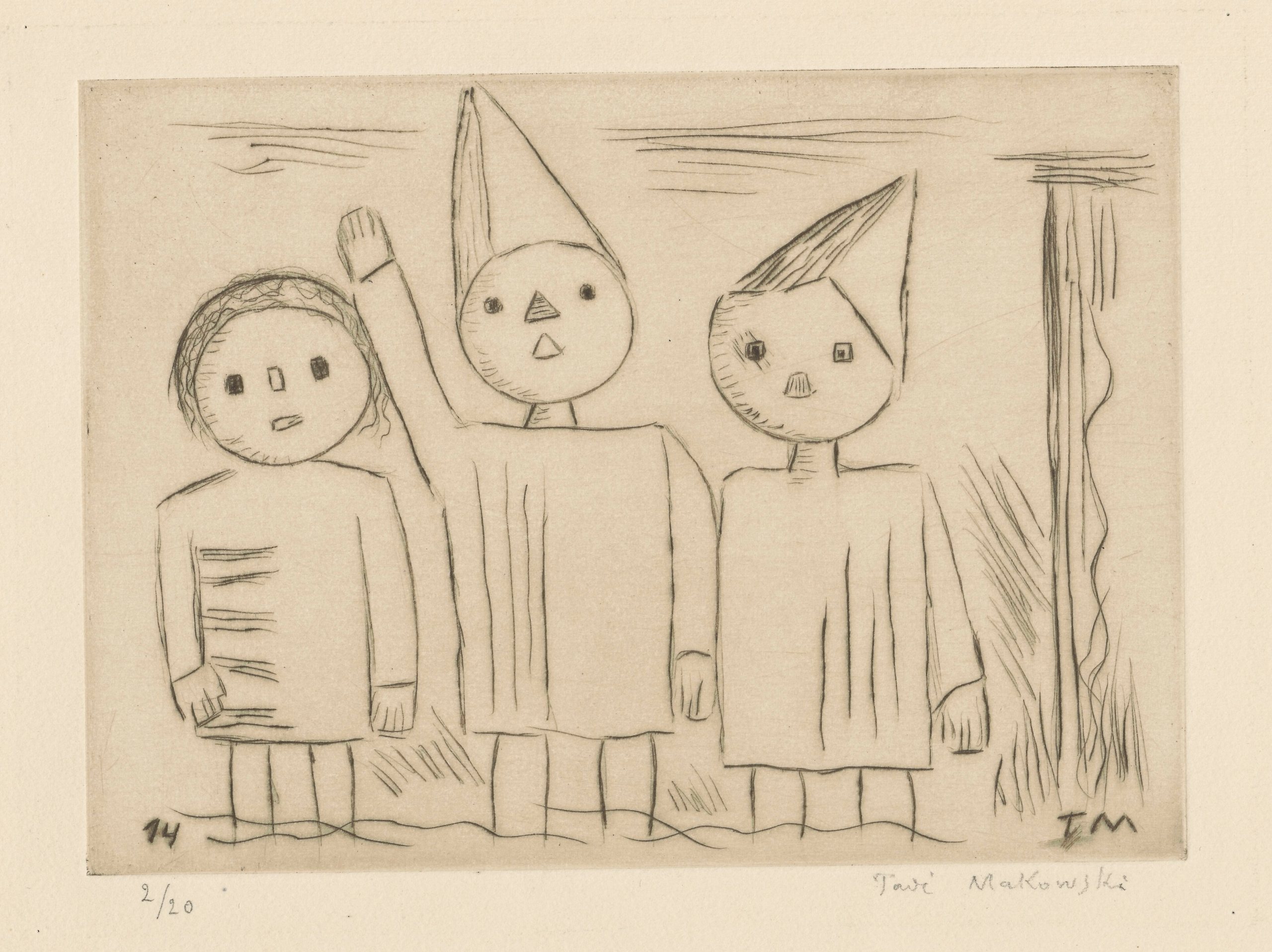 《孩子们》（Kids）｜塔德乌什·马科夫斯基 Tadeusz Makowski｜1931