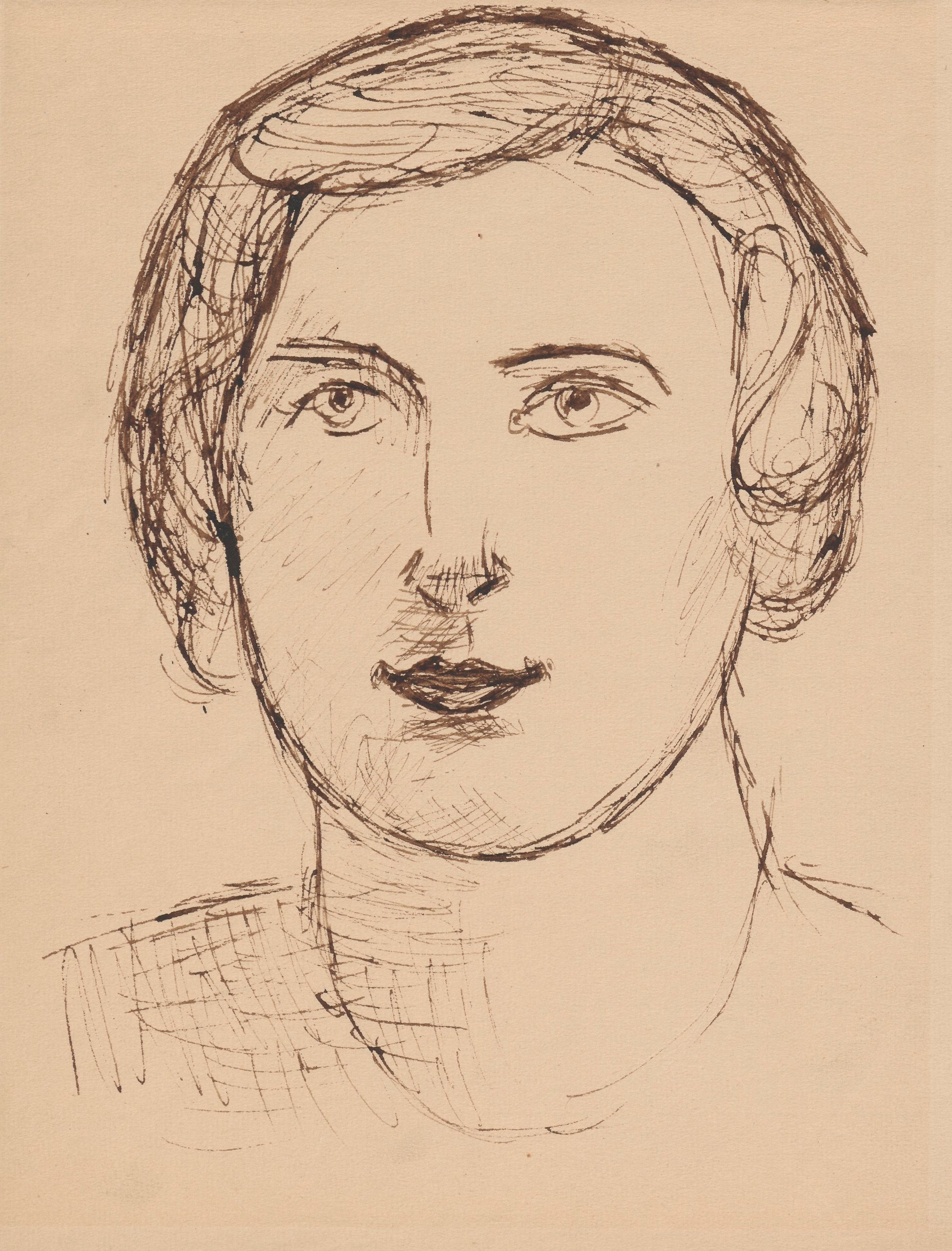 《女人的头》（Woman's head）｜塔德乌什·马科夫斯基 Tadeusz Makowski｜1932