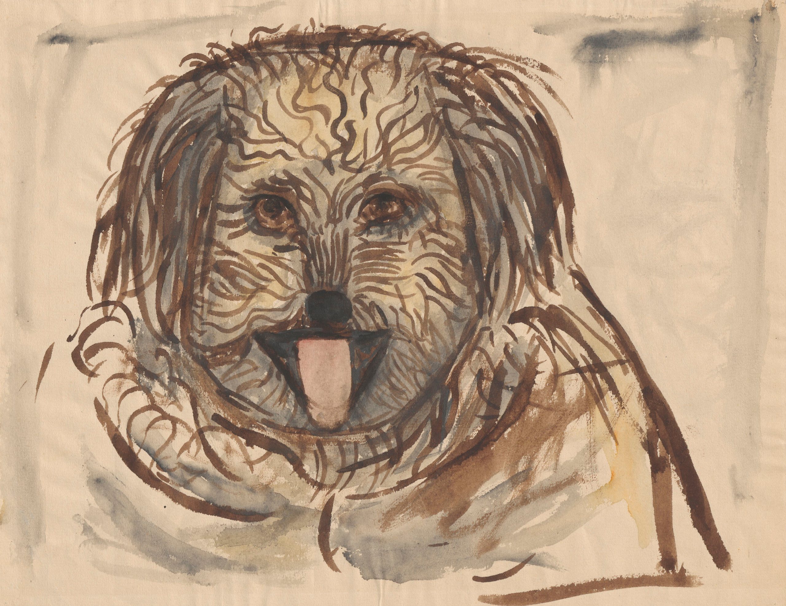 《狗头》（Dog head）｜塔德乌什·马科夫斯基 Tadeusz Makowski｜1932