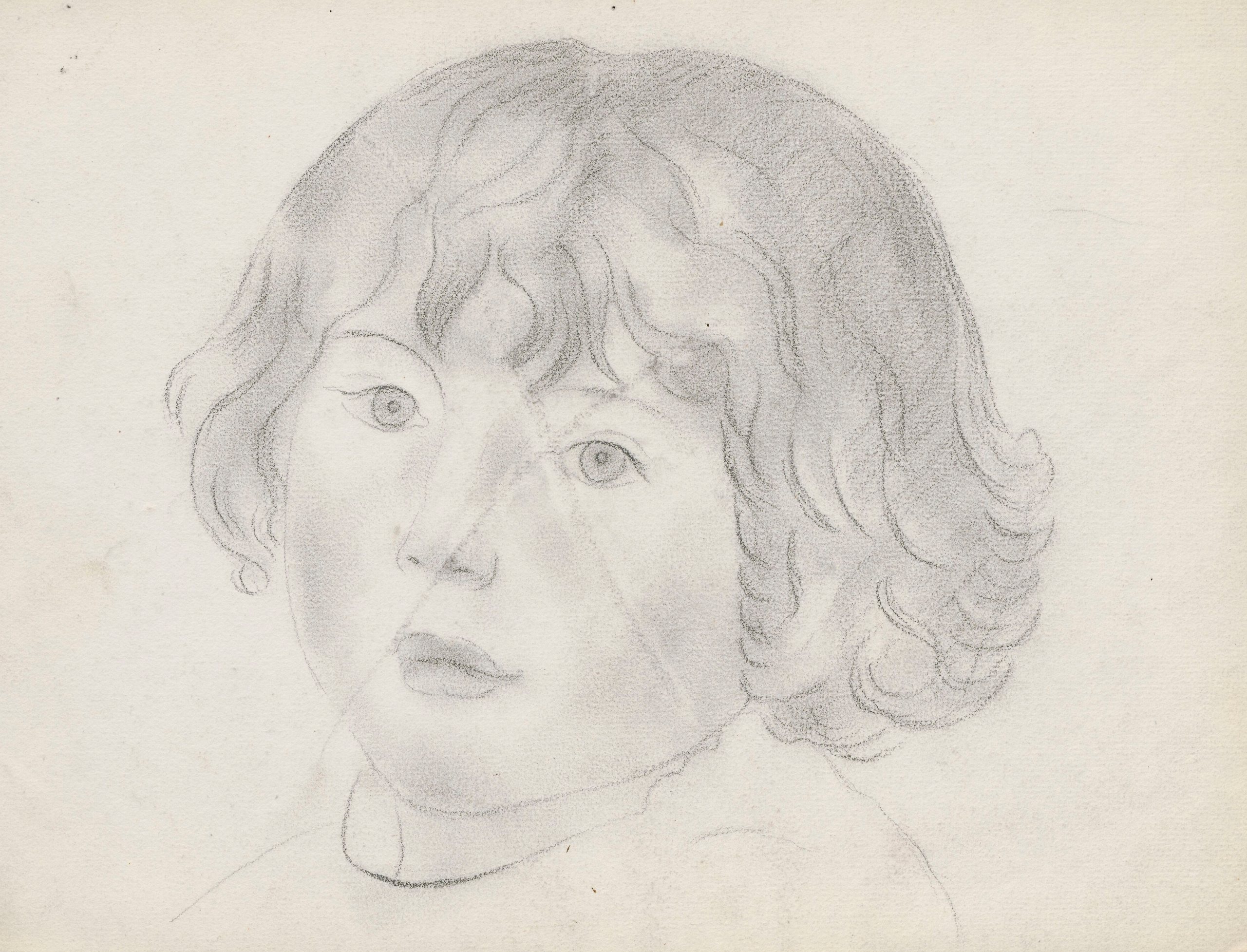 《宝宝的头》（Baby's head）｜塔德乌什·马科夫斯基 Tadeusz Makowski｜1920-1927