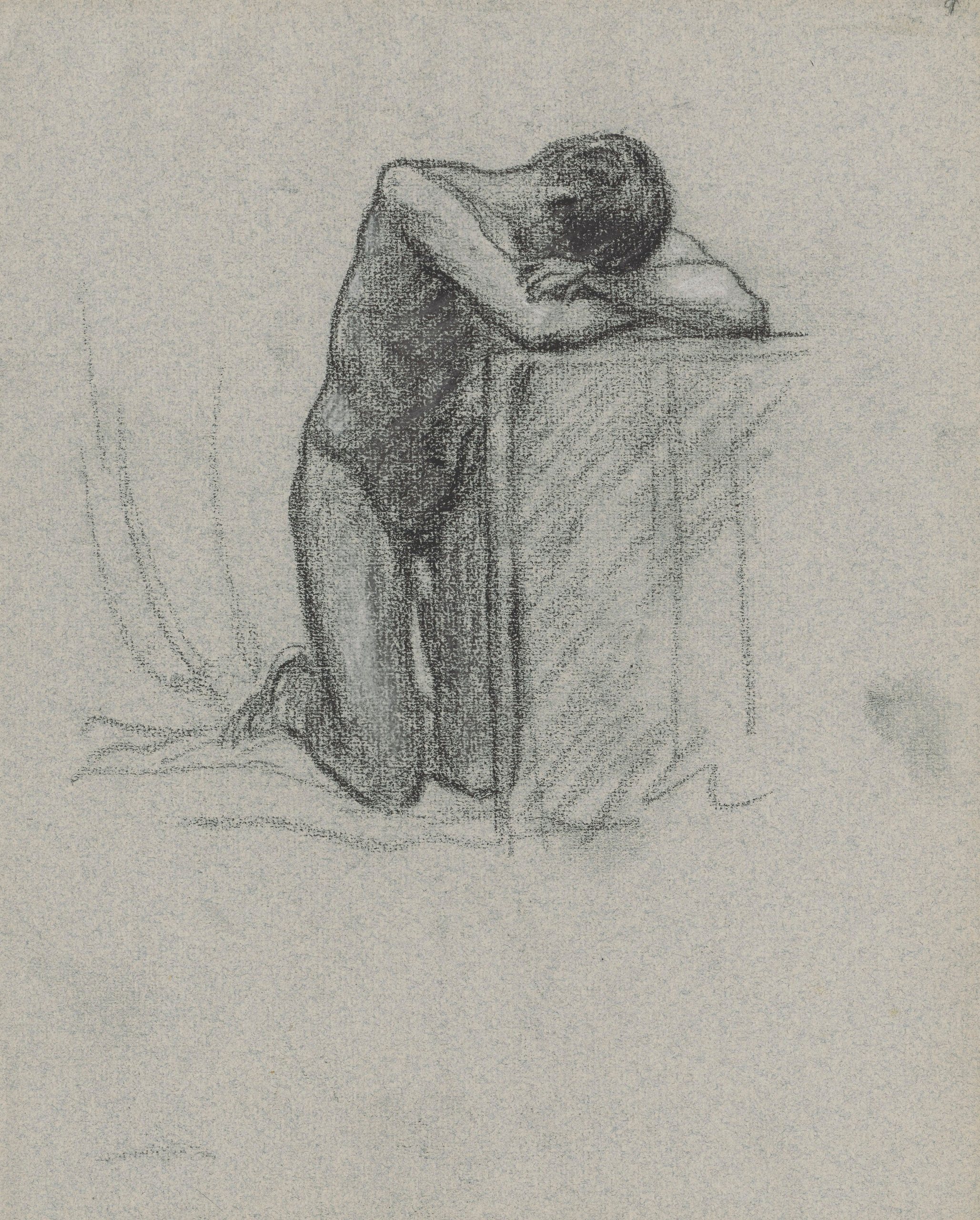 《速写本 14 中的卡片》（Card from sketchbook 14）｜塔德乌什·马科夫斯基 Tadeusz Makowski｜1908-1910