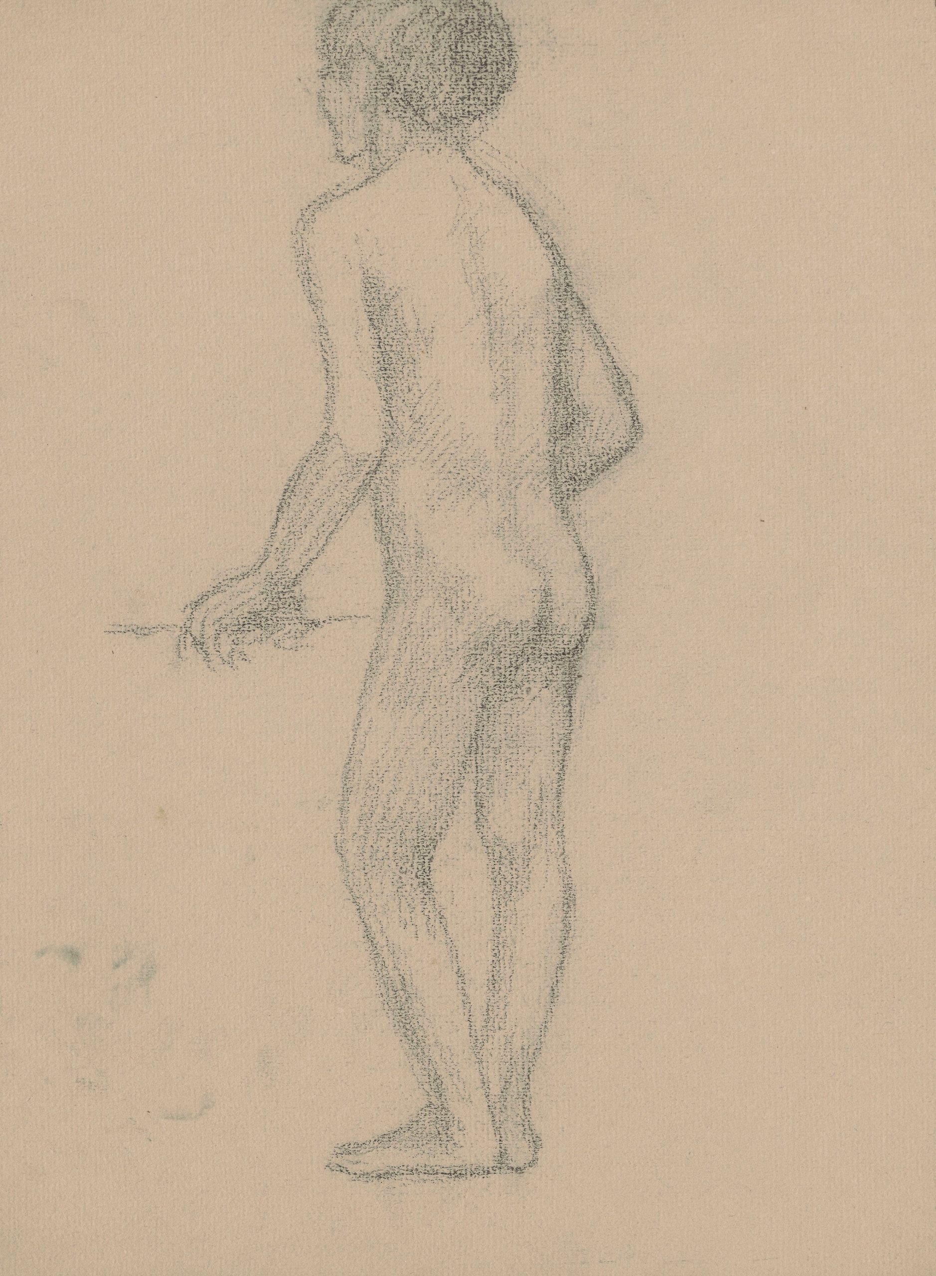 《素描本 19 中的卡片》（Card from sketchbook 19）｜塔德乌什·马科夫斯基 Tadeusz Makowski｜1908-1910