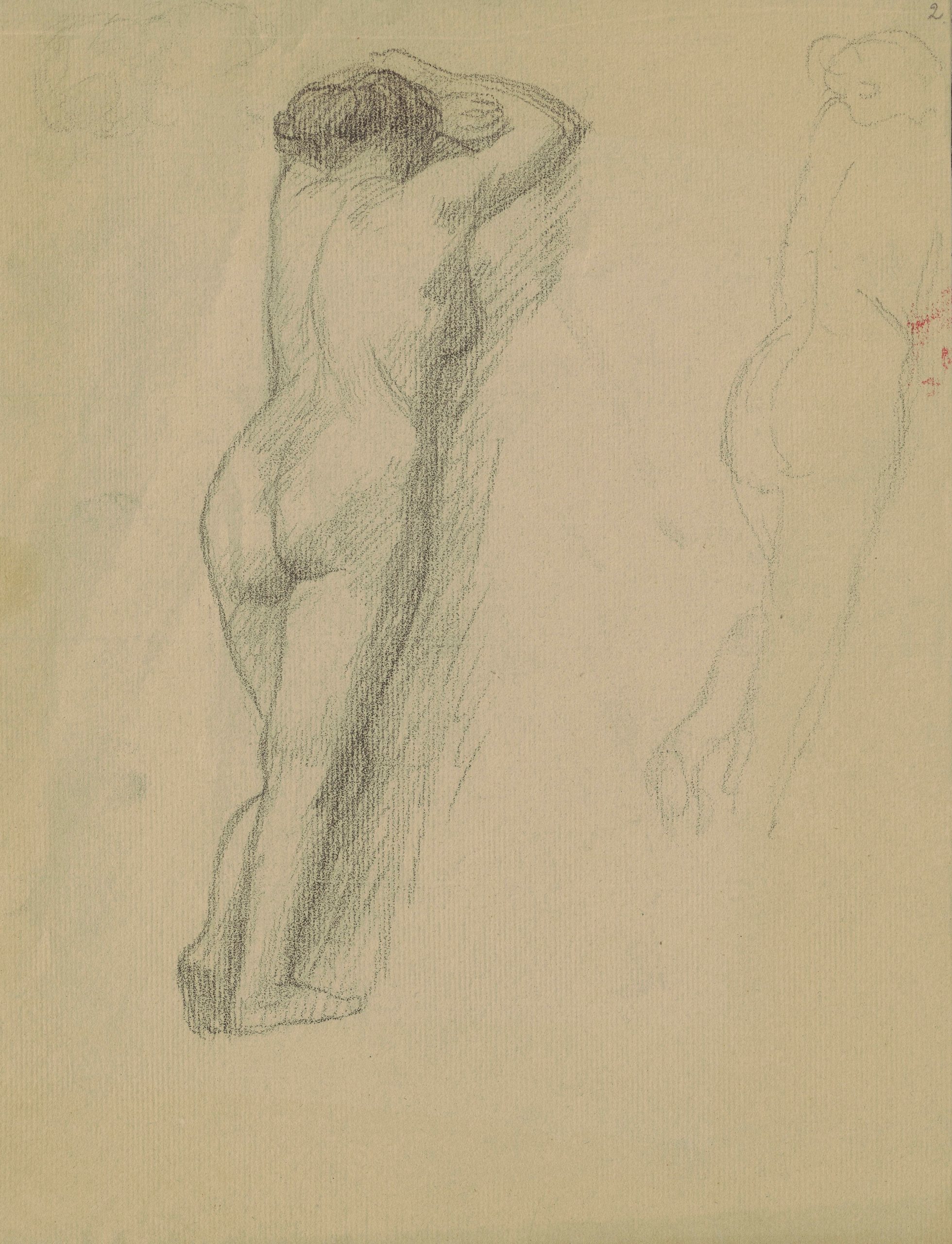 《素描本卡片 4》（Sketchbook card 4）｜塔德乌什·马科夫斯基 Tadeusz Makowski｜1908-1910