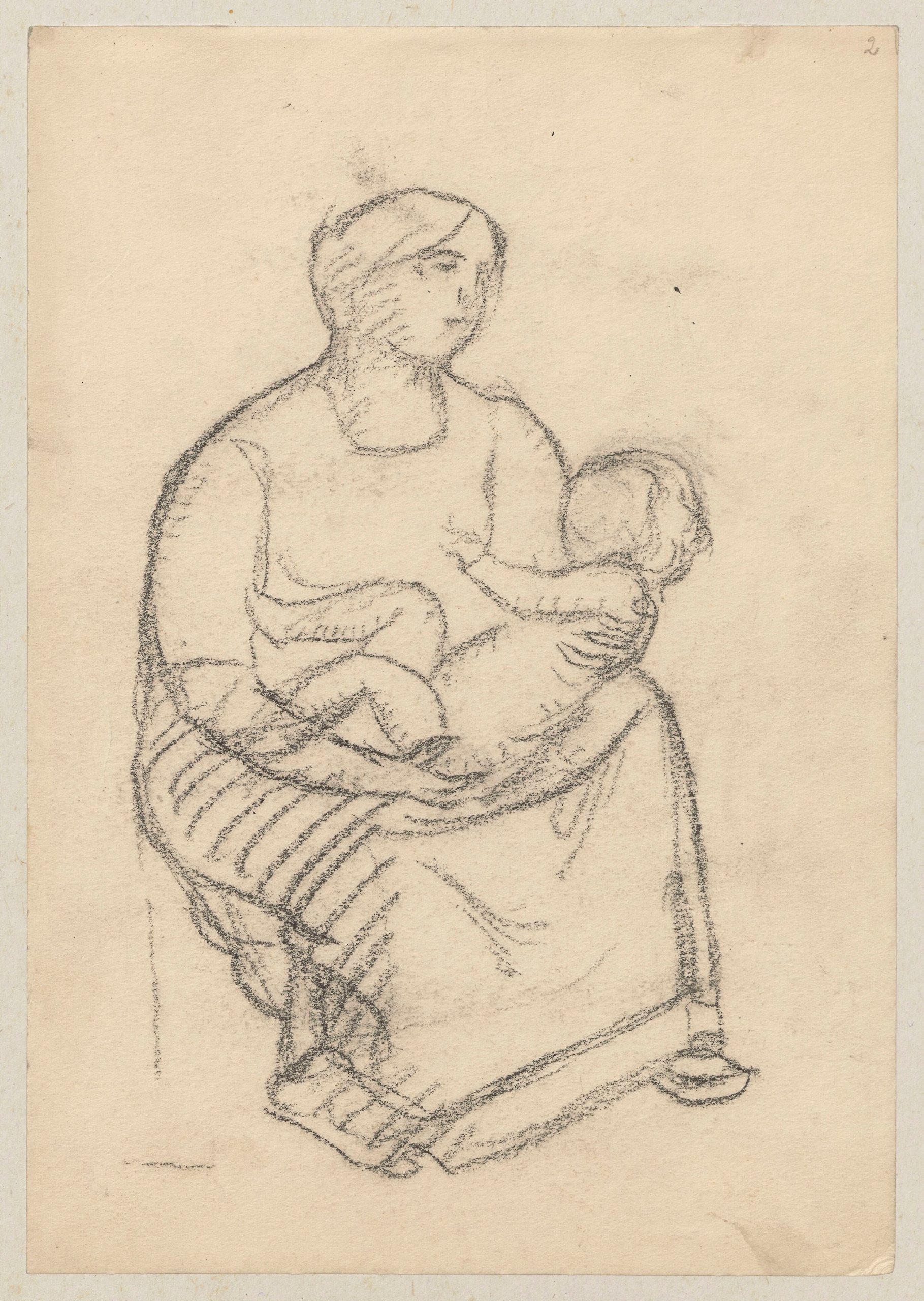 《孕妇装》（Maternity）｜塔德乌什·马科夫斯基 Tadeusz Makowski｜1908-1910