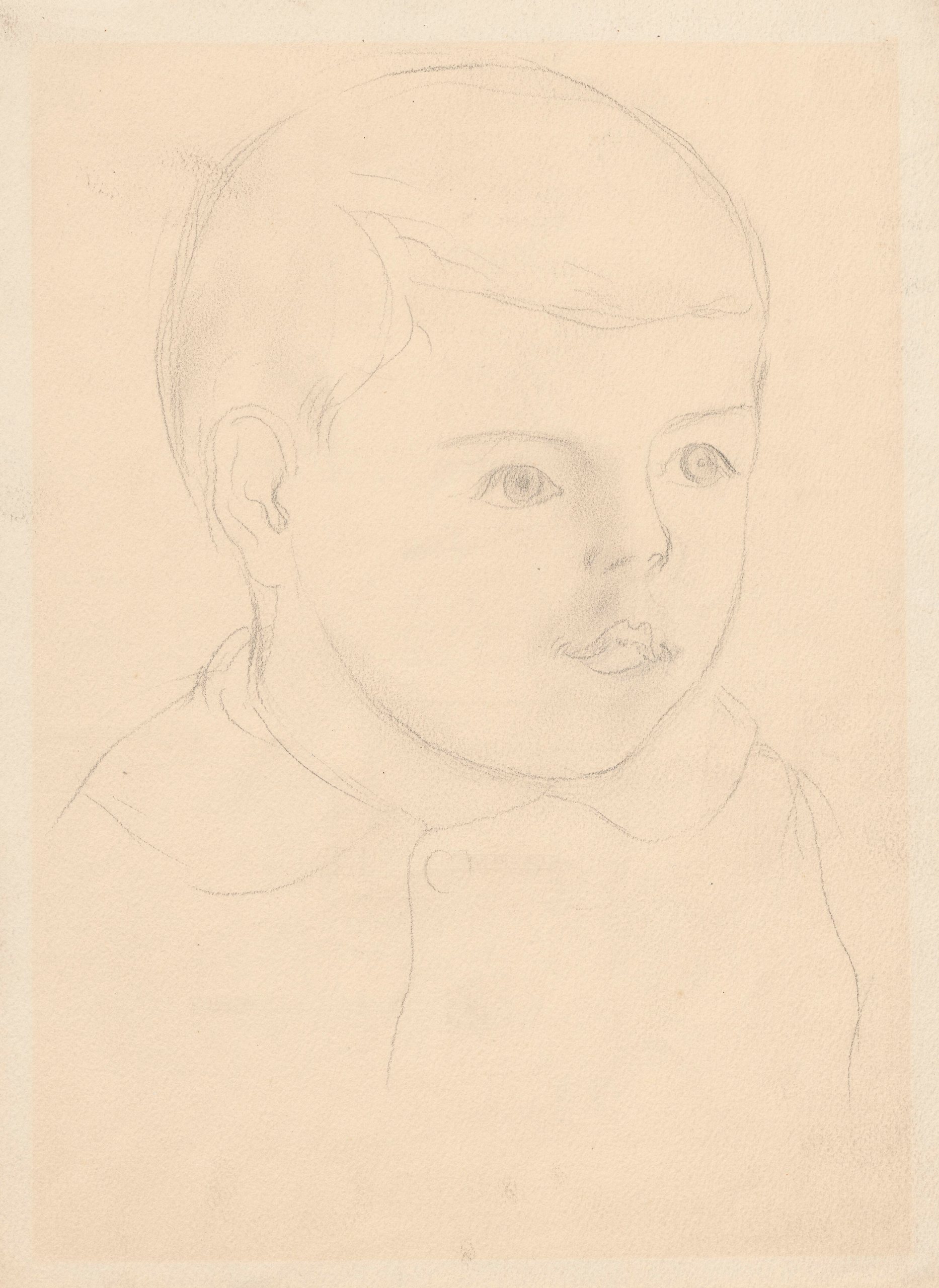 《一个小男孩的肖像》（Portrait of a little boy）｜塔德乌什·马科夫斯基 Tadeusz Makowski｜1920-1927