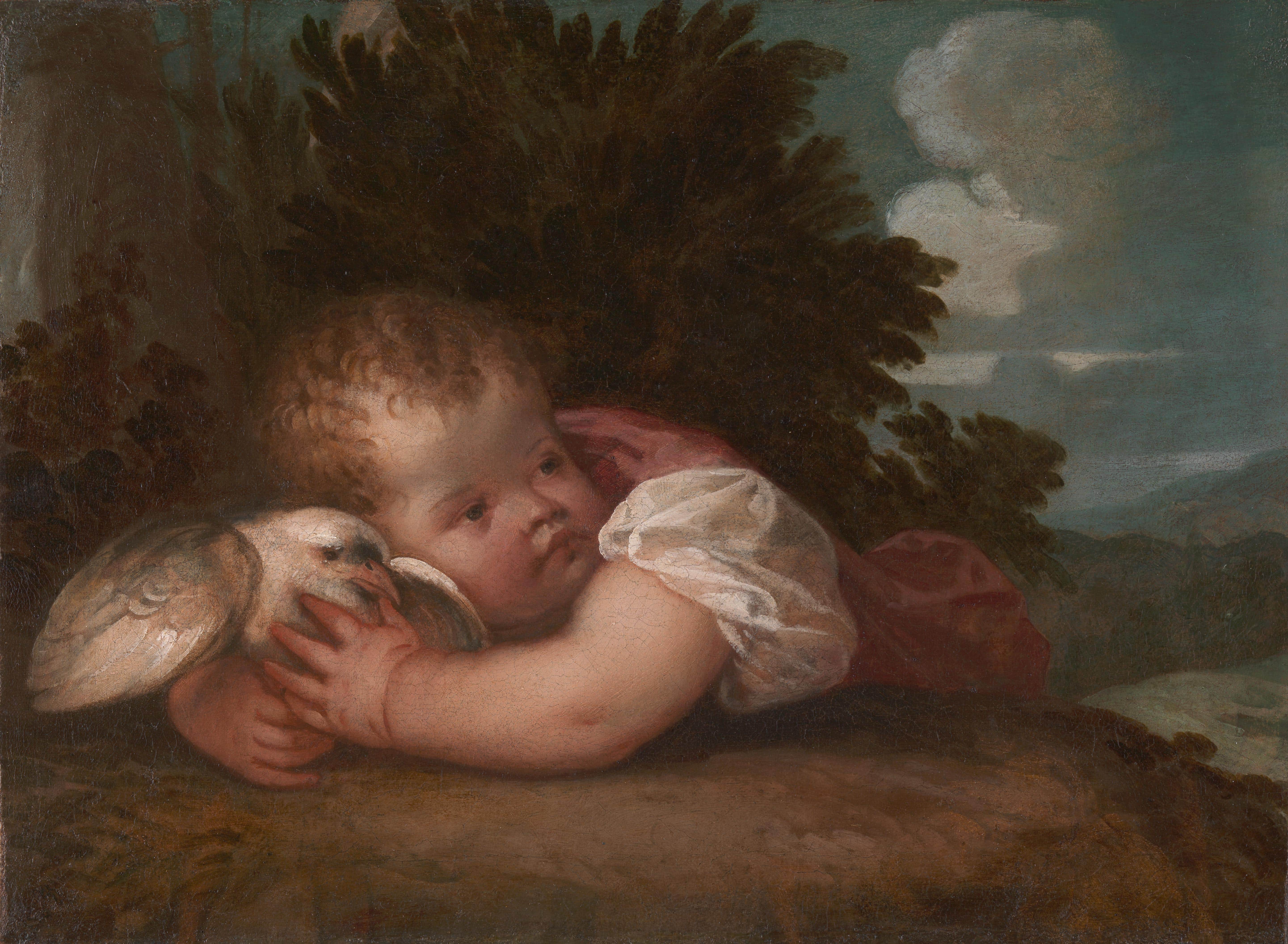 《沉睡的丘比特》（Sleeping Cupid）｜提香 Titian｜不明