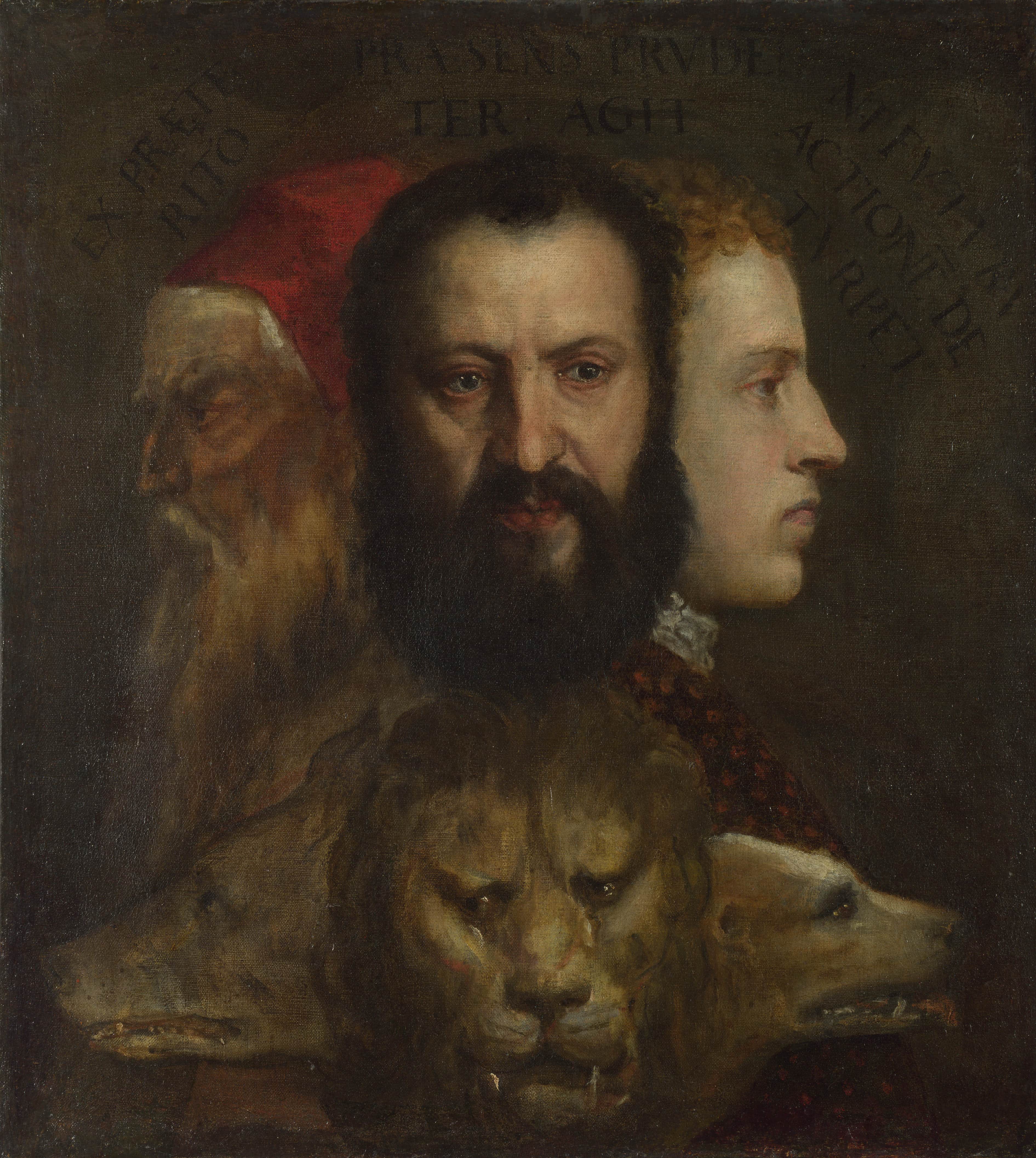 《审慎统治时间的寓意》（An Allegory of Prudence）｜提香 Titian｜约1565