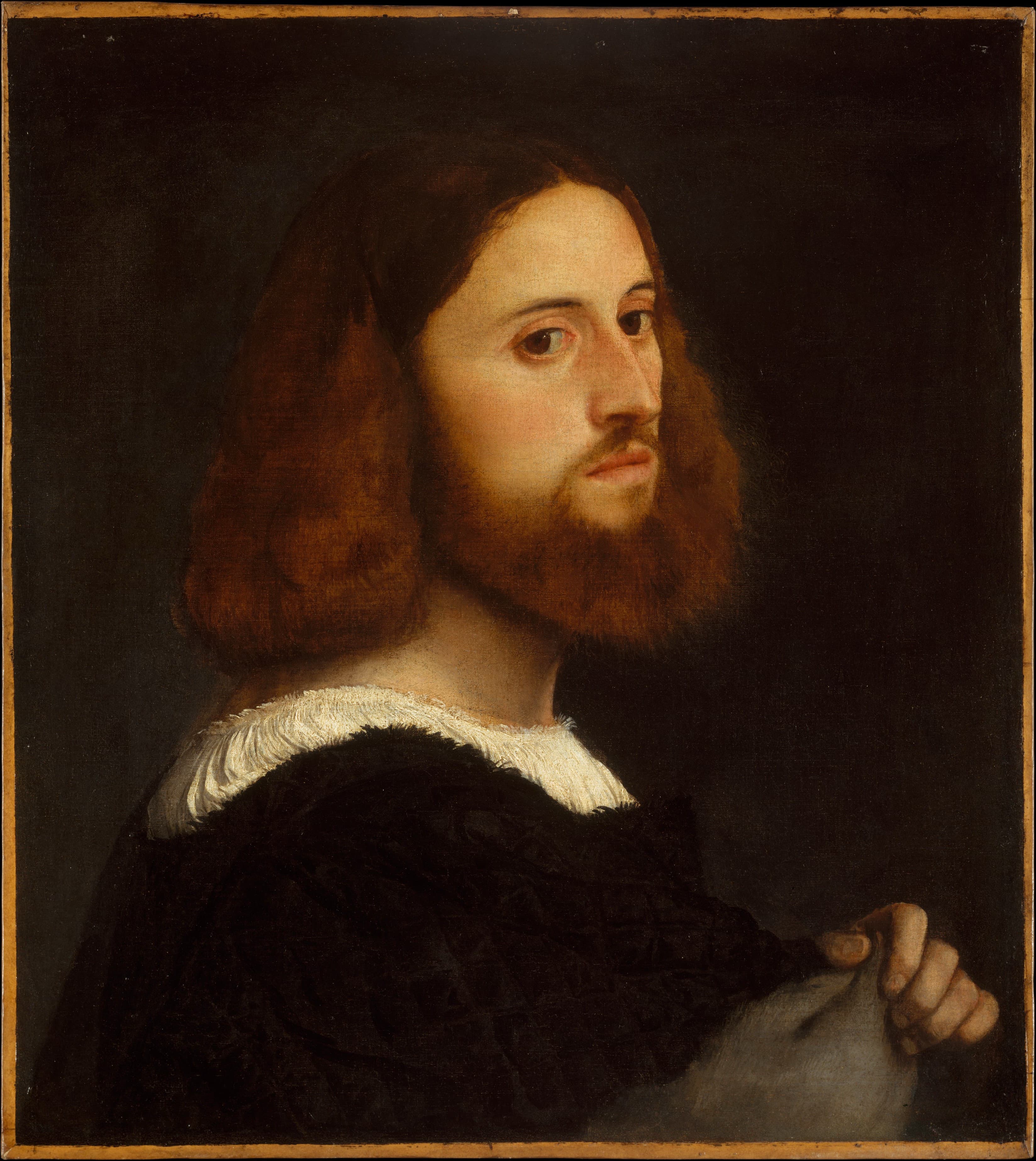 《安东尼奥·安塞尔米肖像》（Portrait of Antonio Anselmi）｜提香 Titian｜约1550