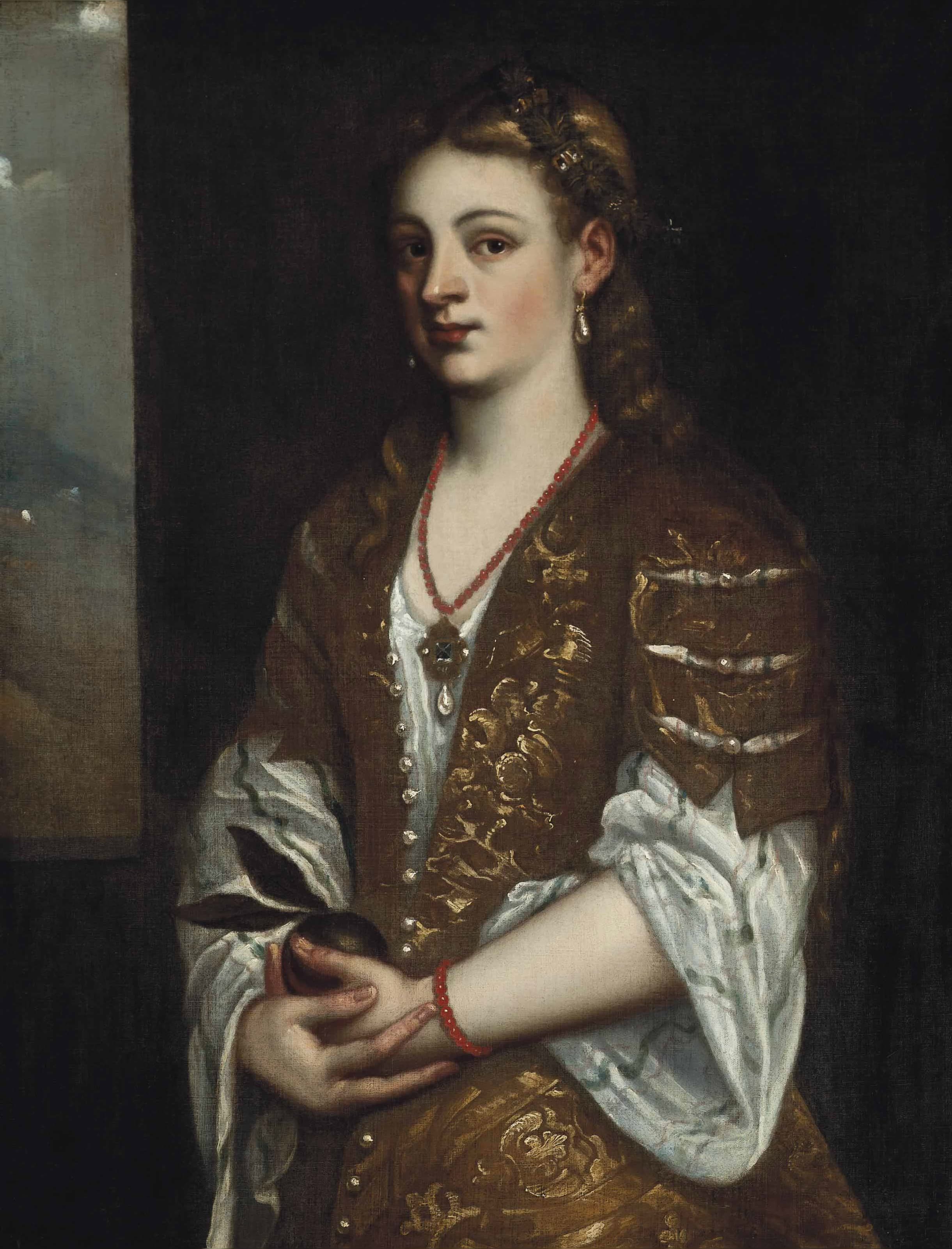 《年轻女子肖像》（Portrait of a Young Woman）｜提香 Titian｜不明
