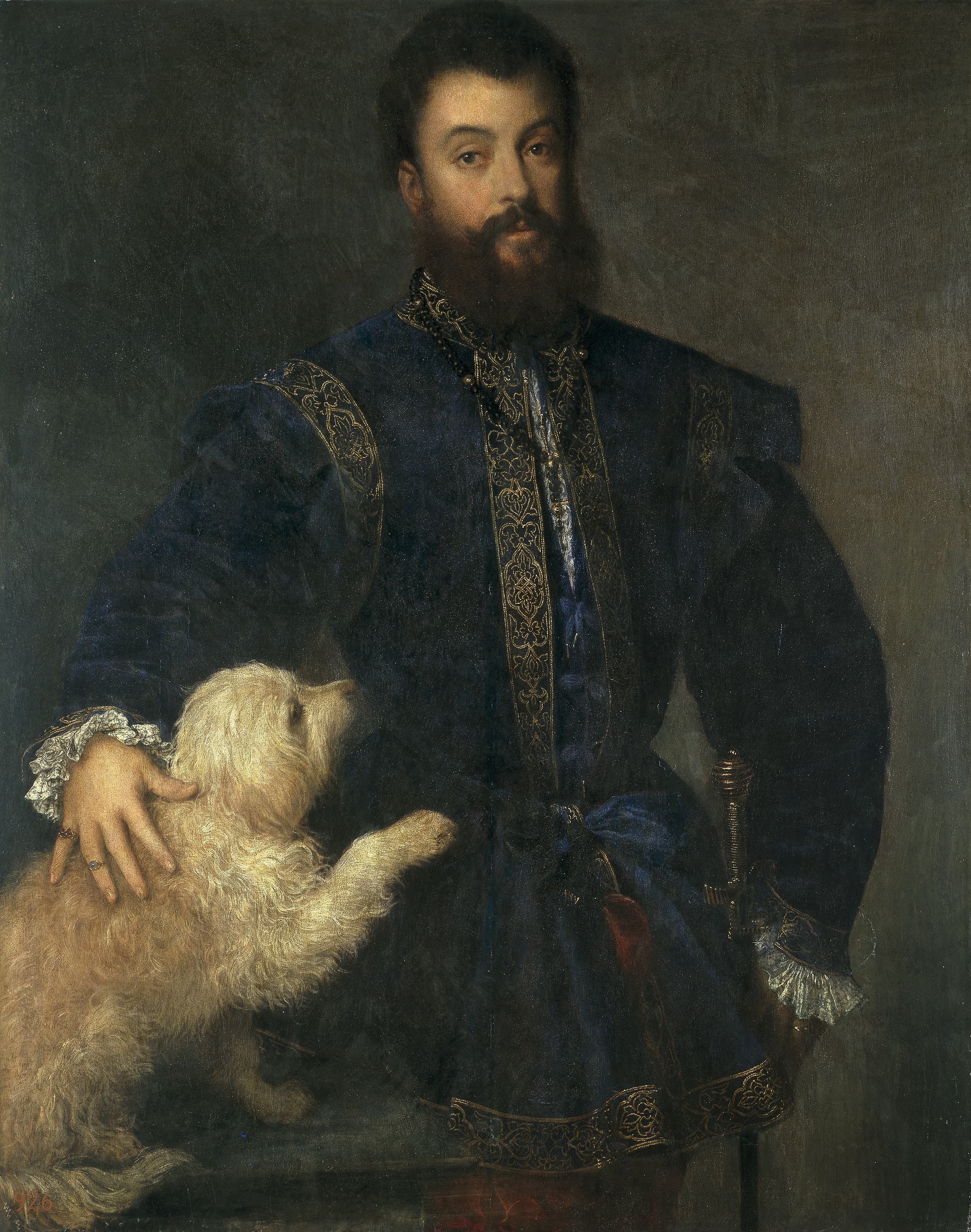 《费德里科二世·贡扎加肖像》（Portrait of Federico II Gonzaga）｜提香 Titian｜约1525