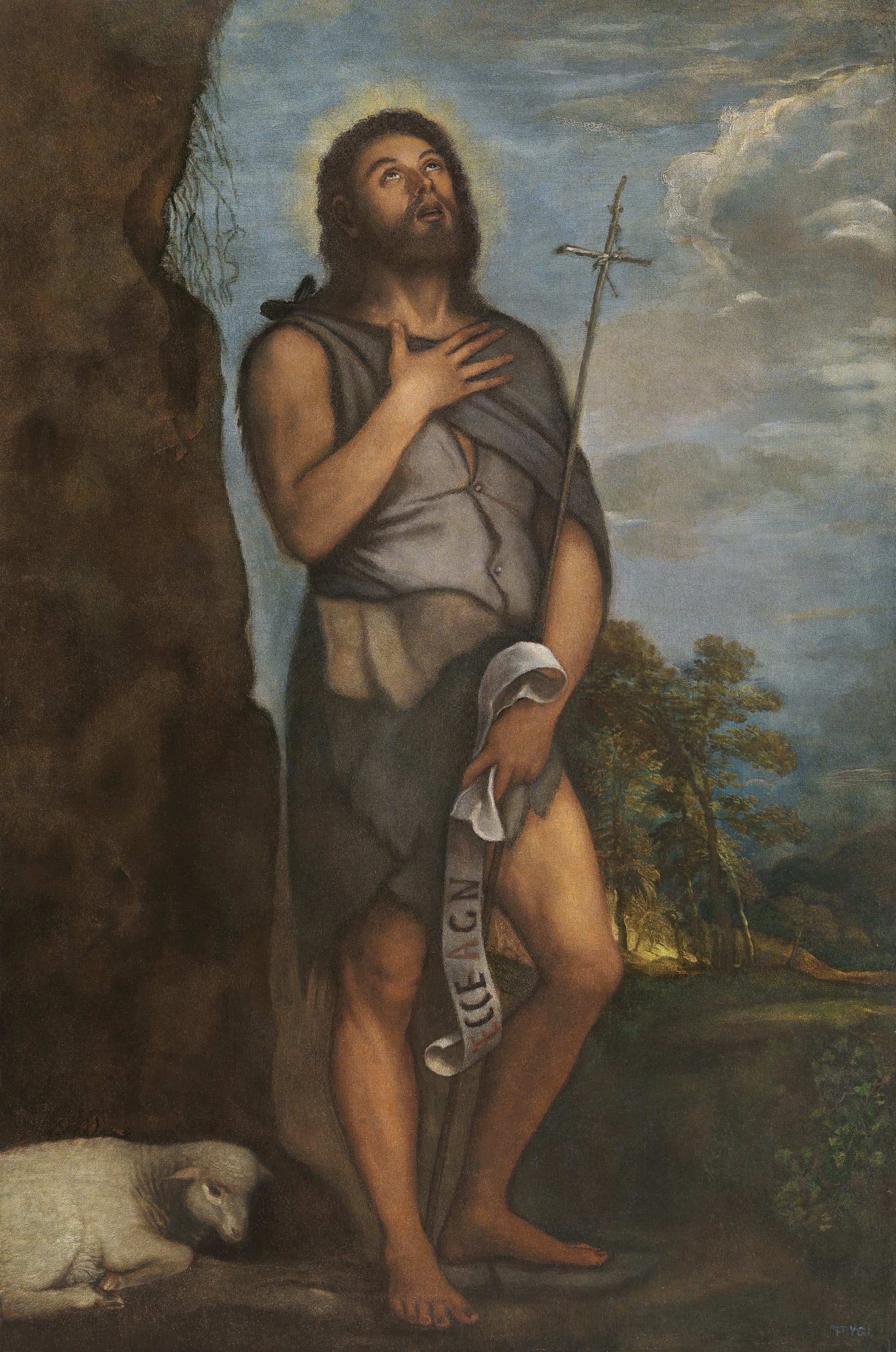 《施洗者圣约翰》（Saint John the Baptist）｜提香 Titian｜约1540–1542