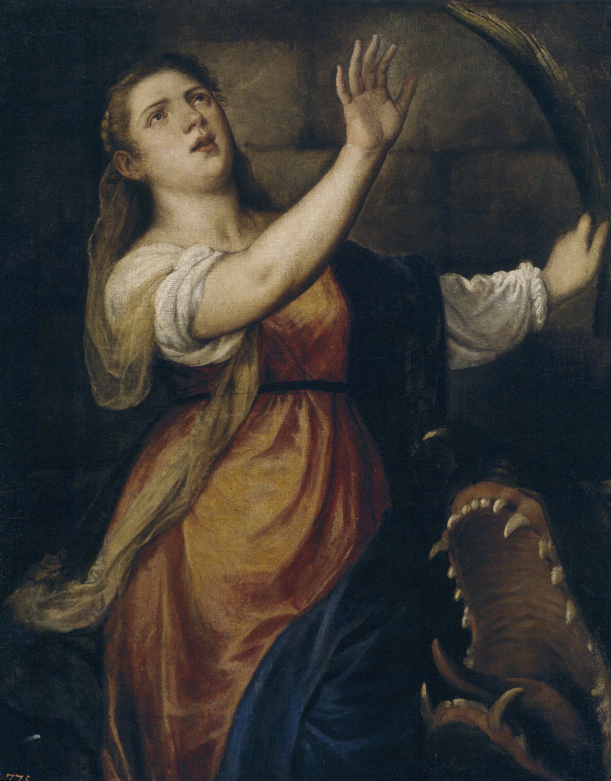 《忏悔的抹大拉的马利亚》（Penitent Mary Magdalene）｜提香 Titian｜约1560