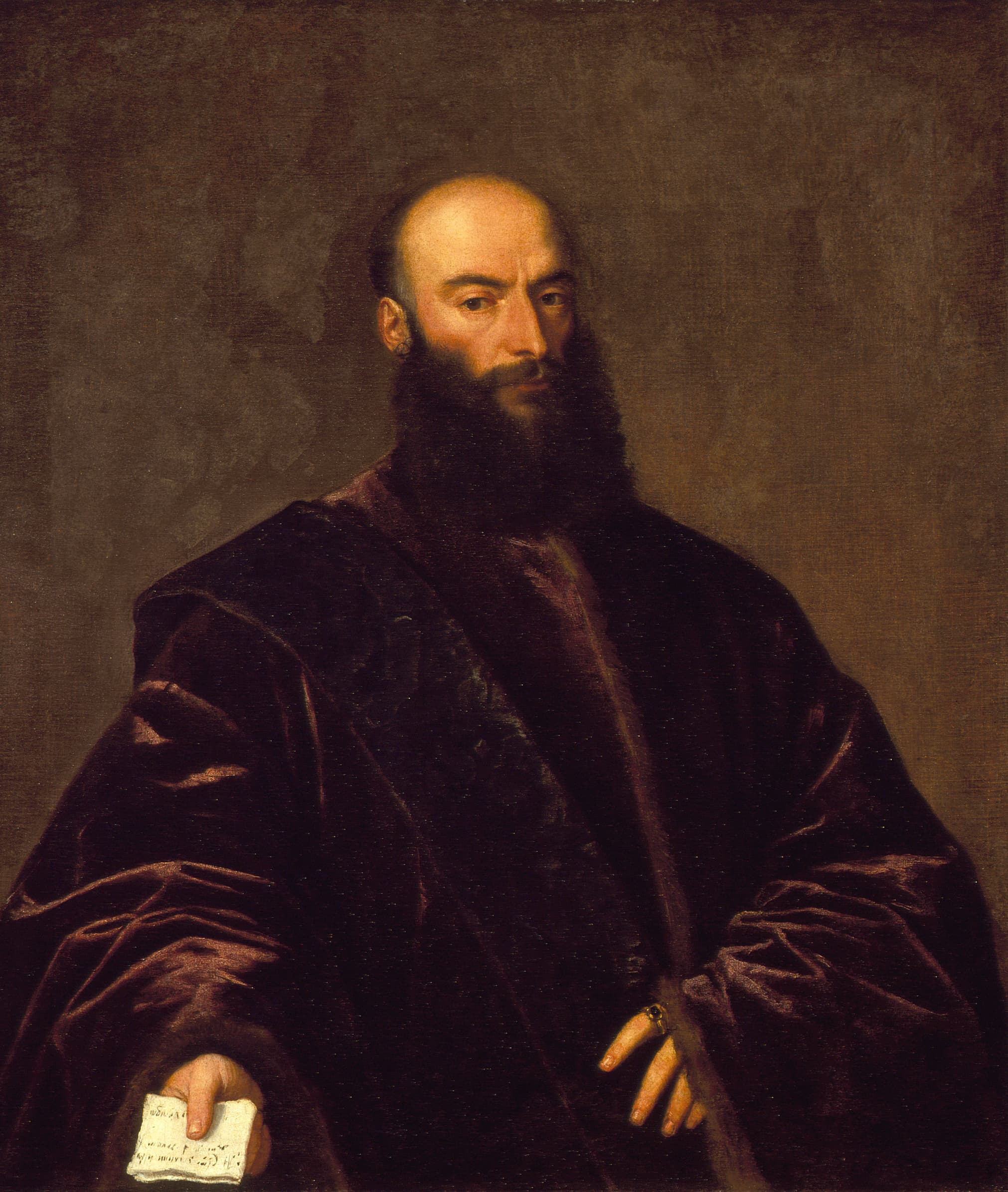 《贾科莫·多尔芬肖像》（Portrait of Giacomo Dolfin）｜提香 Titian｜约1532