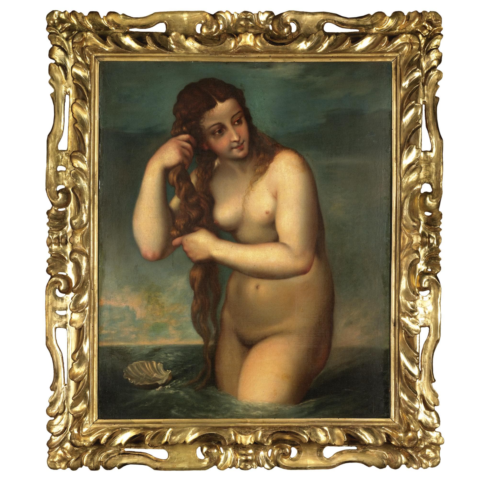 《出水的维纳斯》（Venus Anadyomene）｜提香 Titian｜约1520