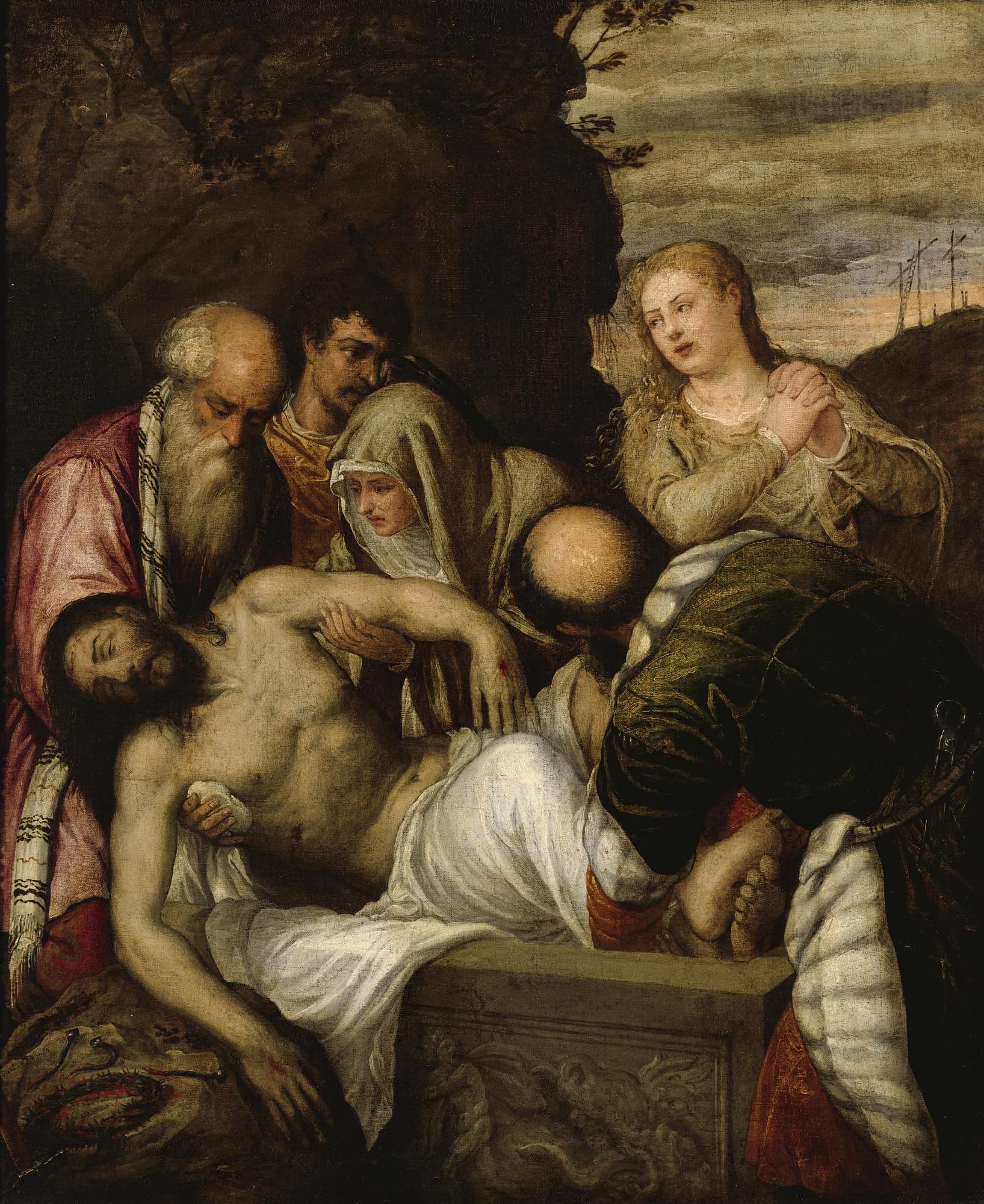 《哀悼基督》（Pietà）｜提香 Titian｜约1570–1576