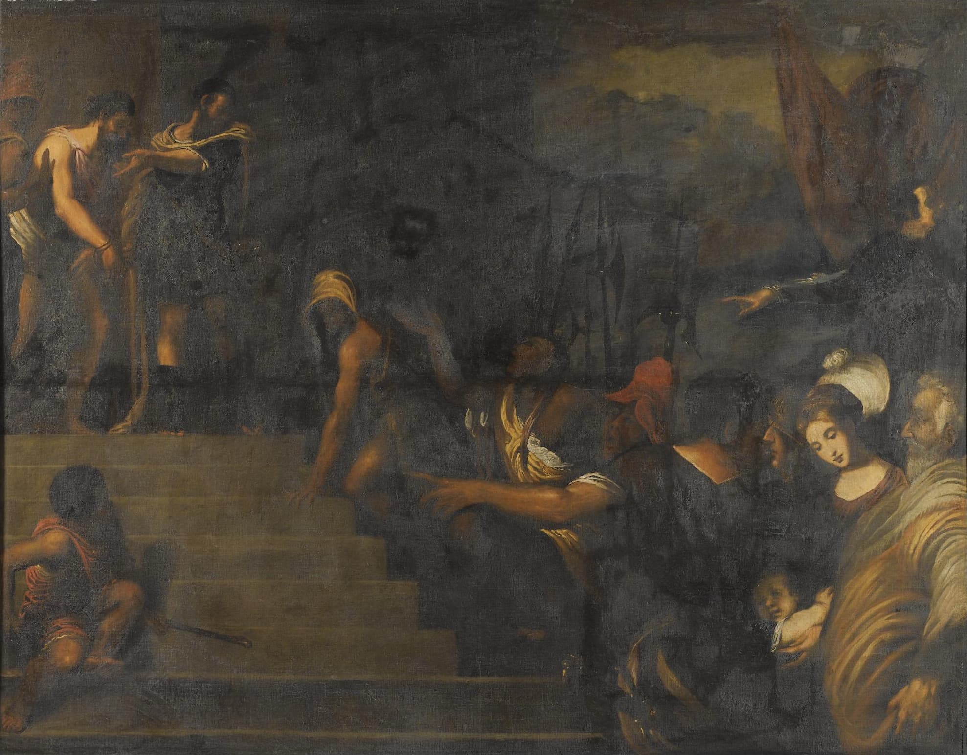 《圣母进殿》（The Presentation of the Virgin at the Temple）｜提香 Titian｜约1534–1538