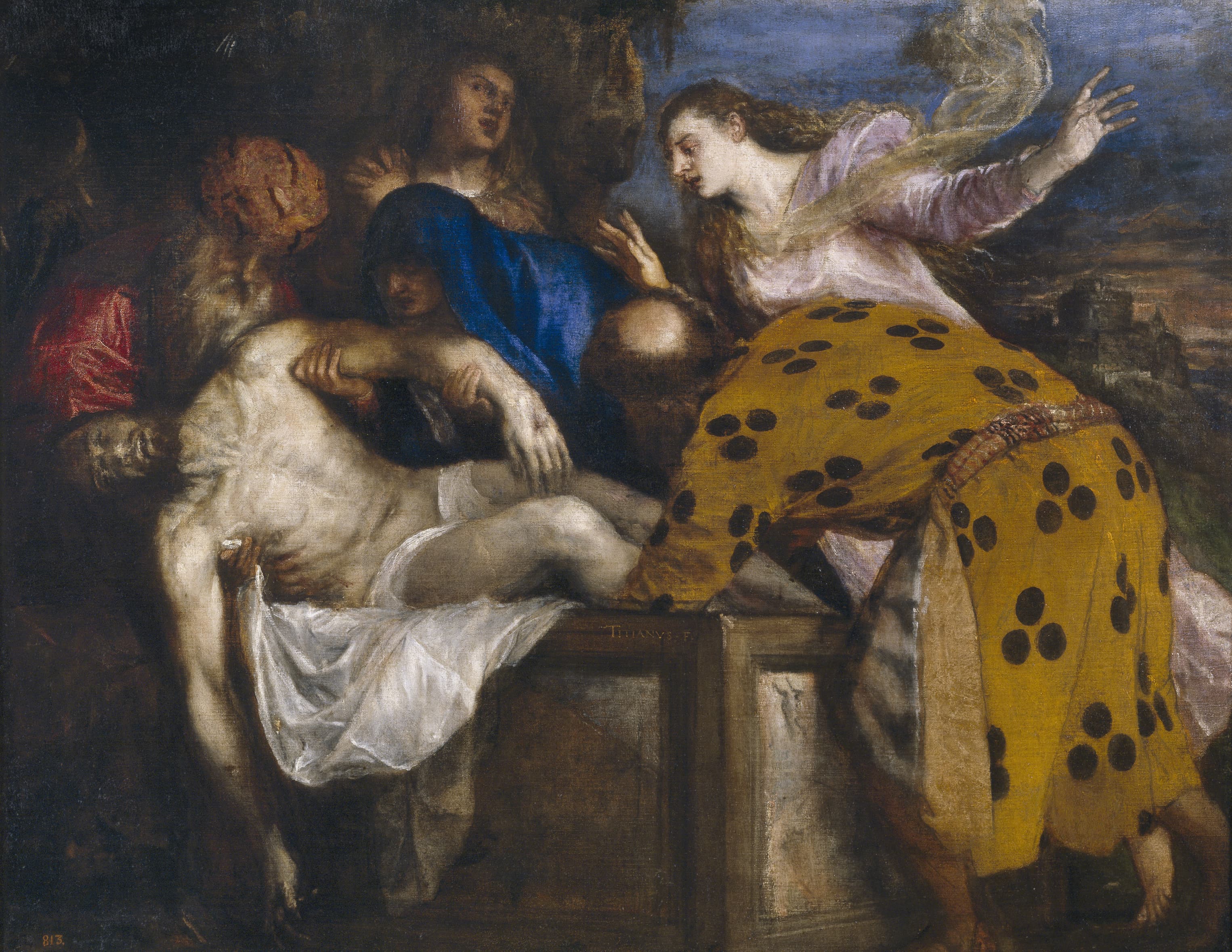 《基督下葬（晚期版本）》（The Entombment of Christ (Late Version)）｜提香 Titian｜约1559–1570