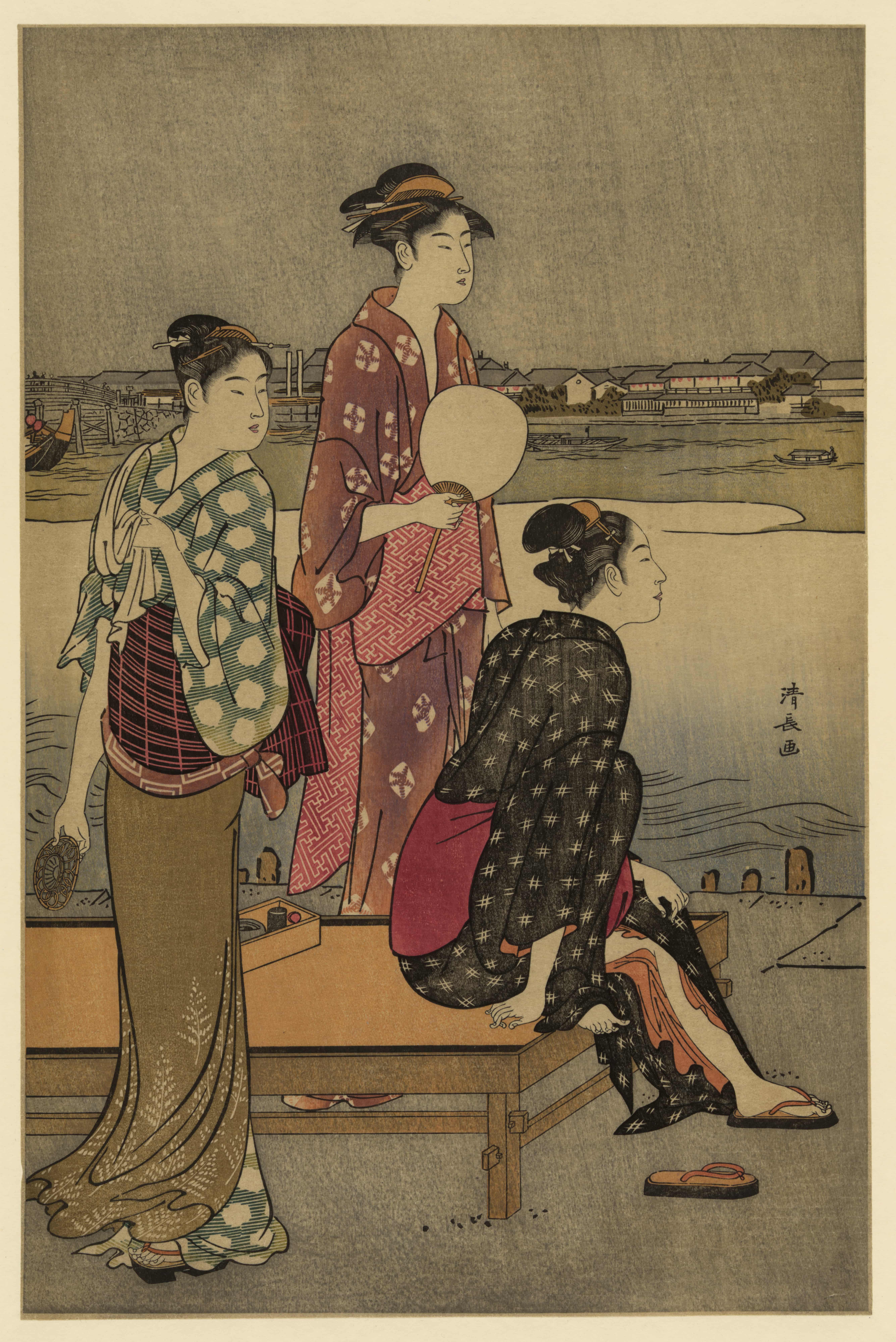 大川端夕凉之一
