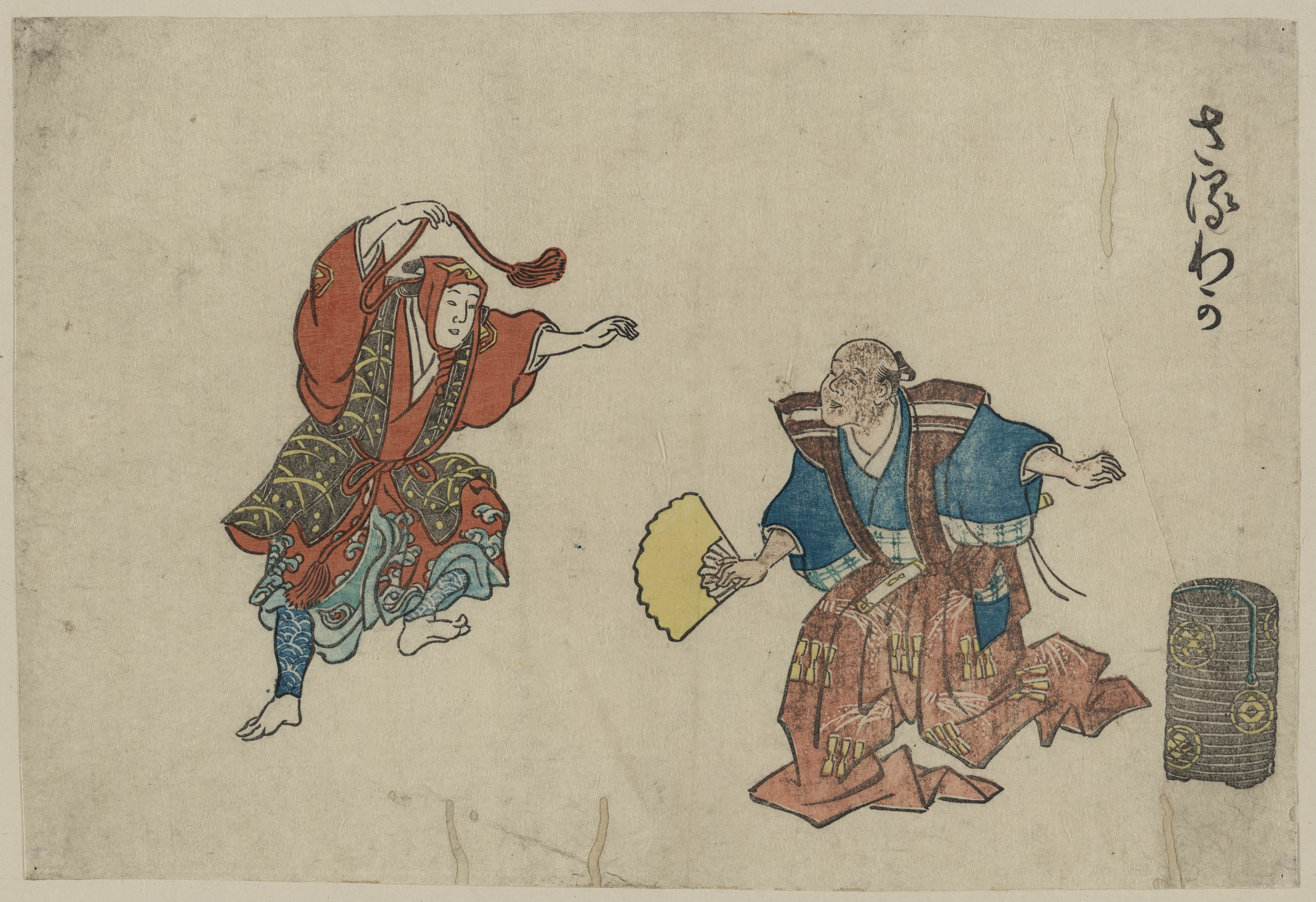 《猿若》（Saruwaka）｜鸟居清长 Torii Kiyonaga｜1789-1801