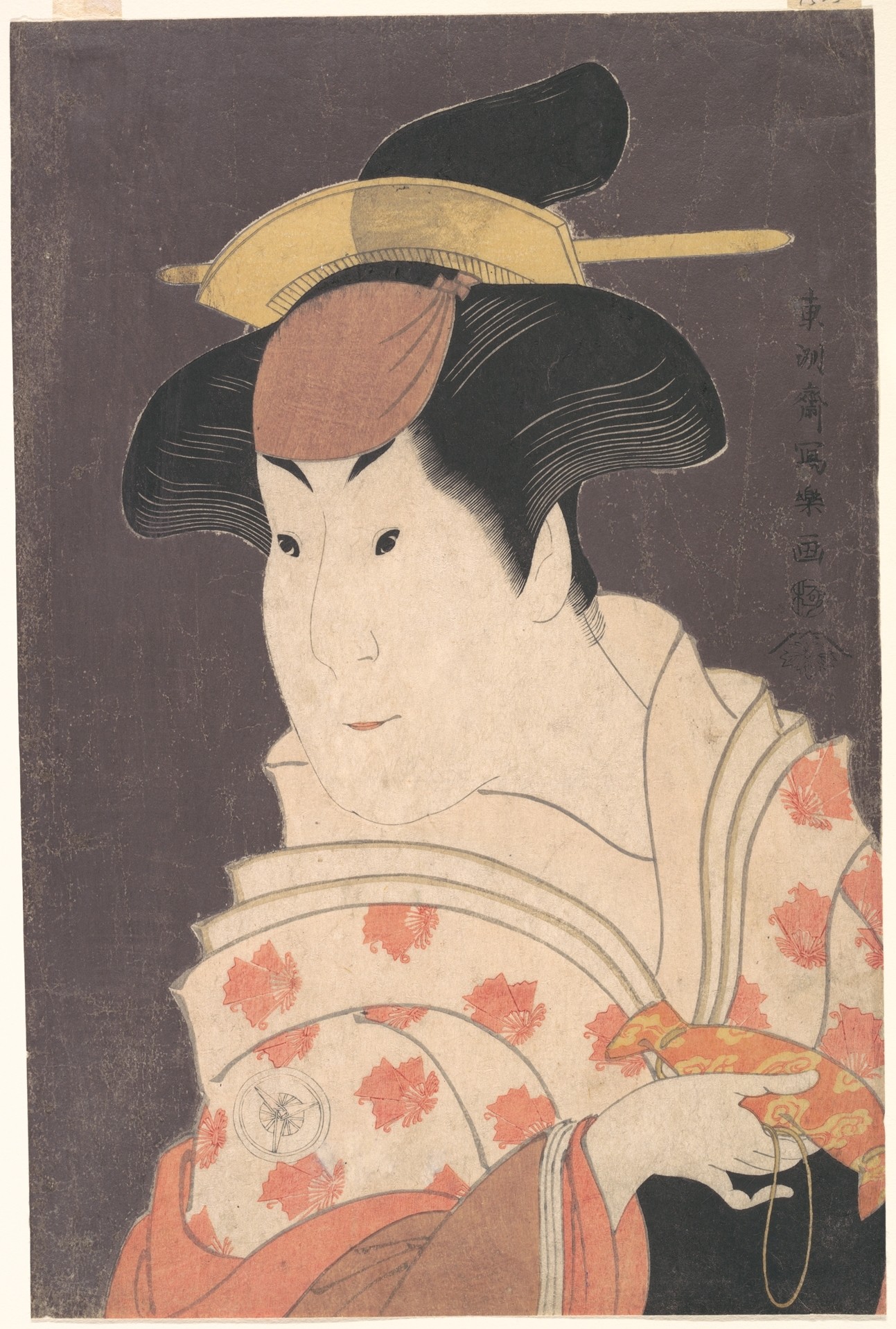 四代岩井半四郎在话剧《恋爱坊 苏醒多那》中饰茂井