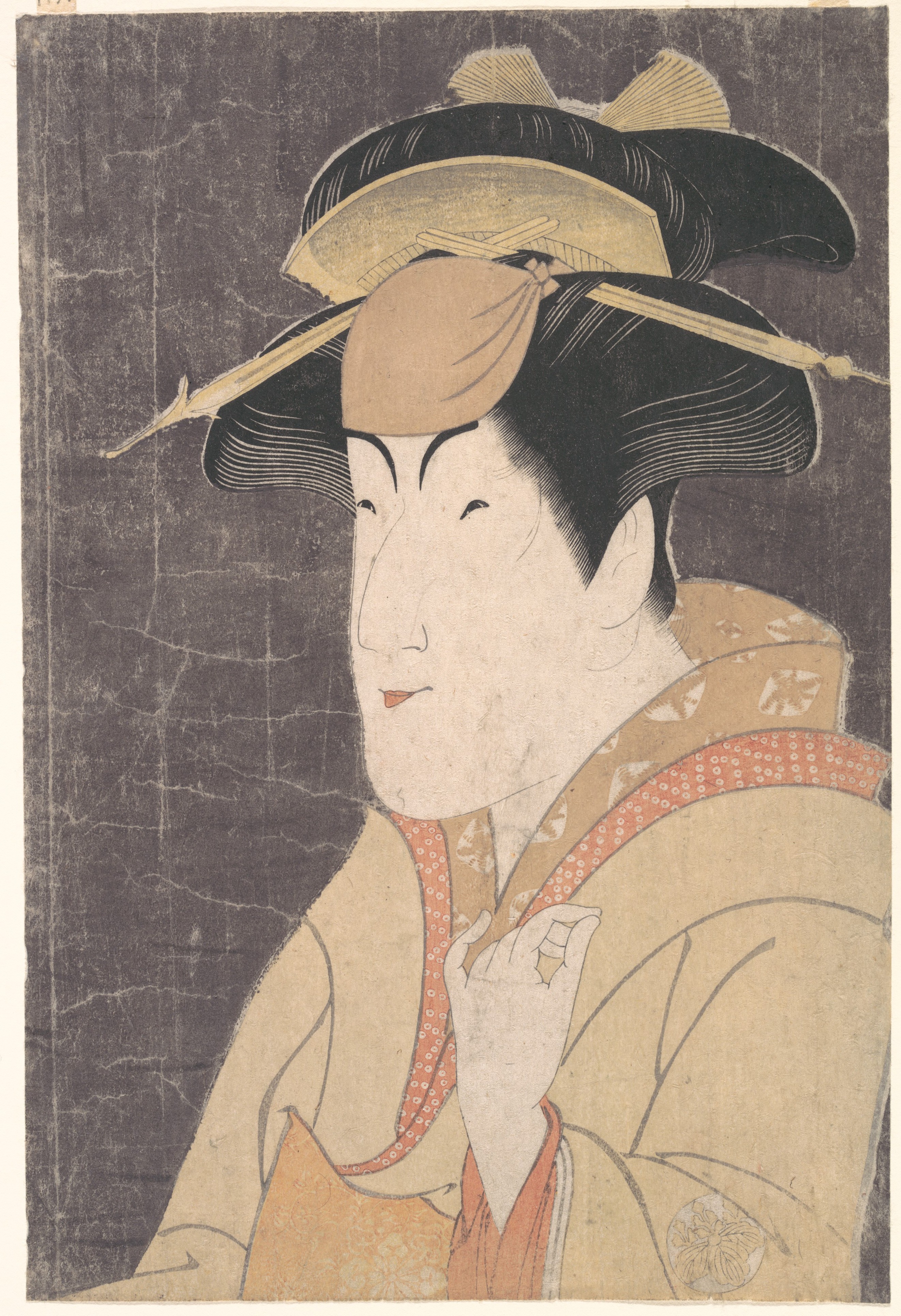 中山富三郎在话剧《片泷内纪行梨》中饰宫城野