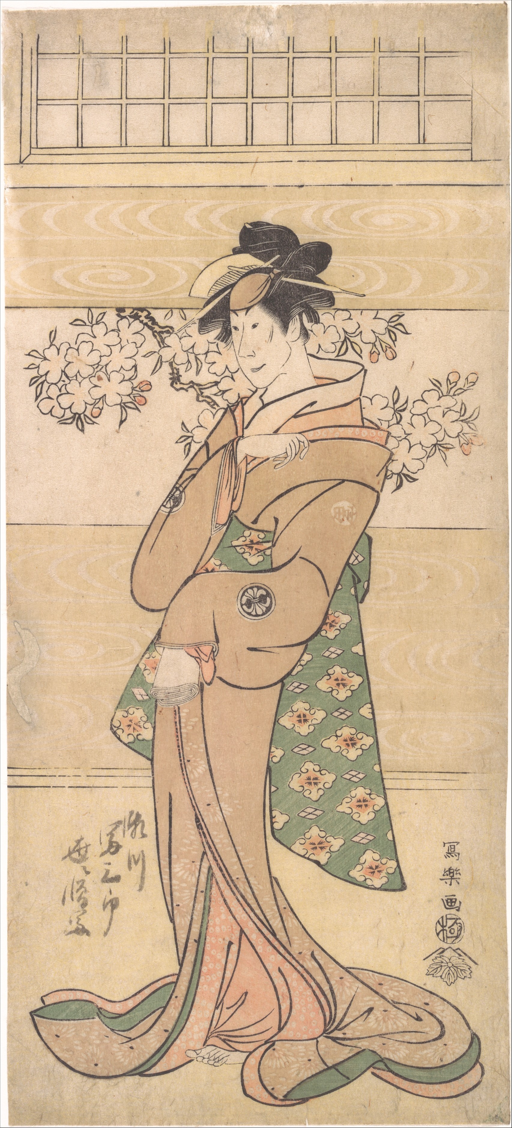 演员濑川富三郎二世饰艺妓浅香