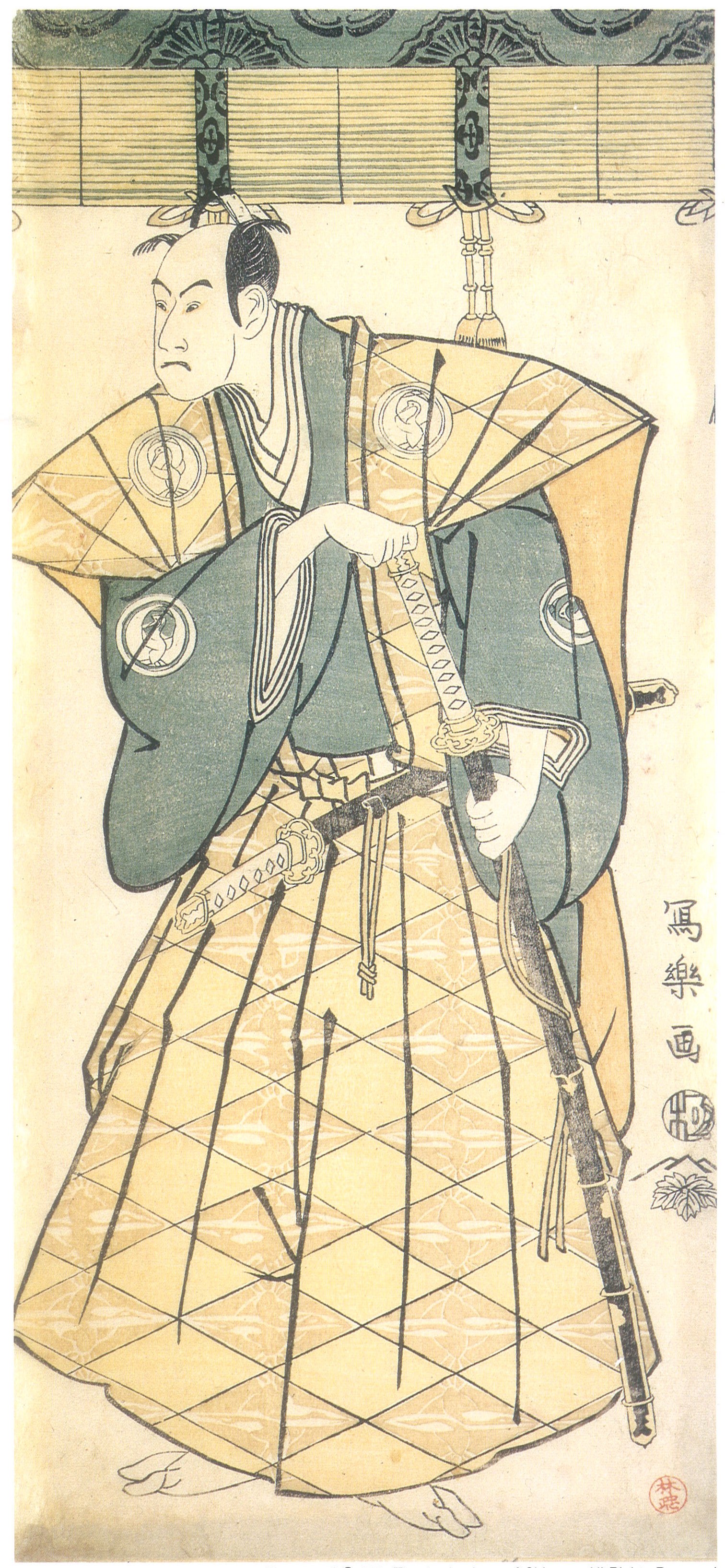 （1794）第三代坂东彦三郎 饰 五代三郎近忠