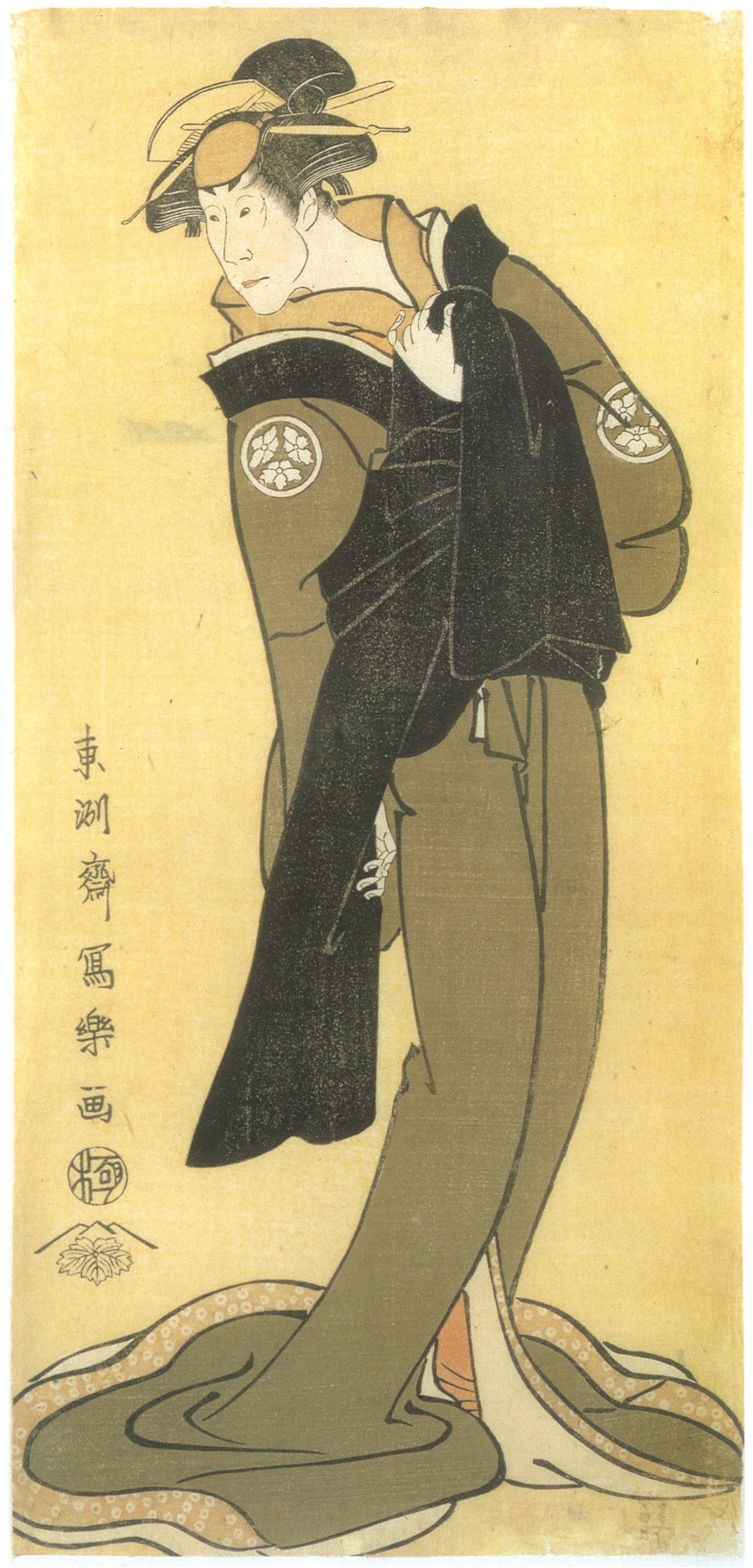 (1794) 小佐川常世二世 饰 冲怒，长右卫门的妻子