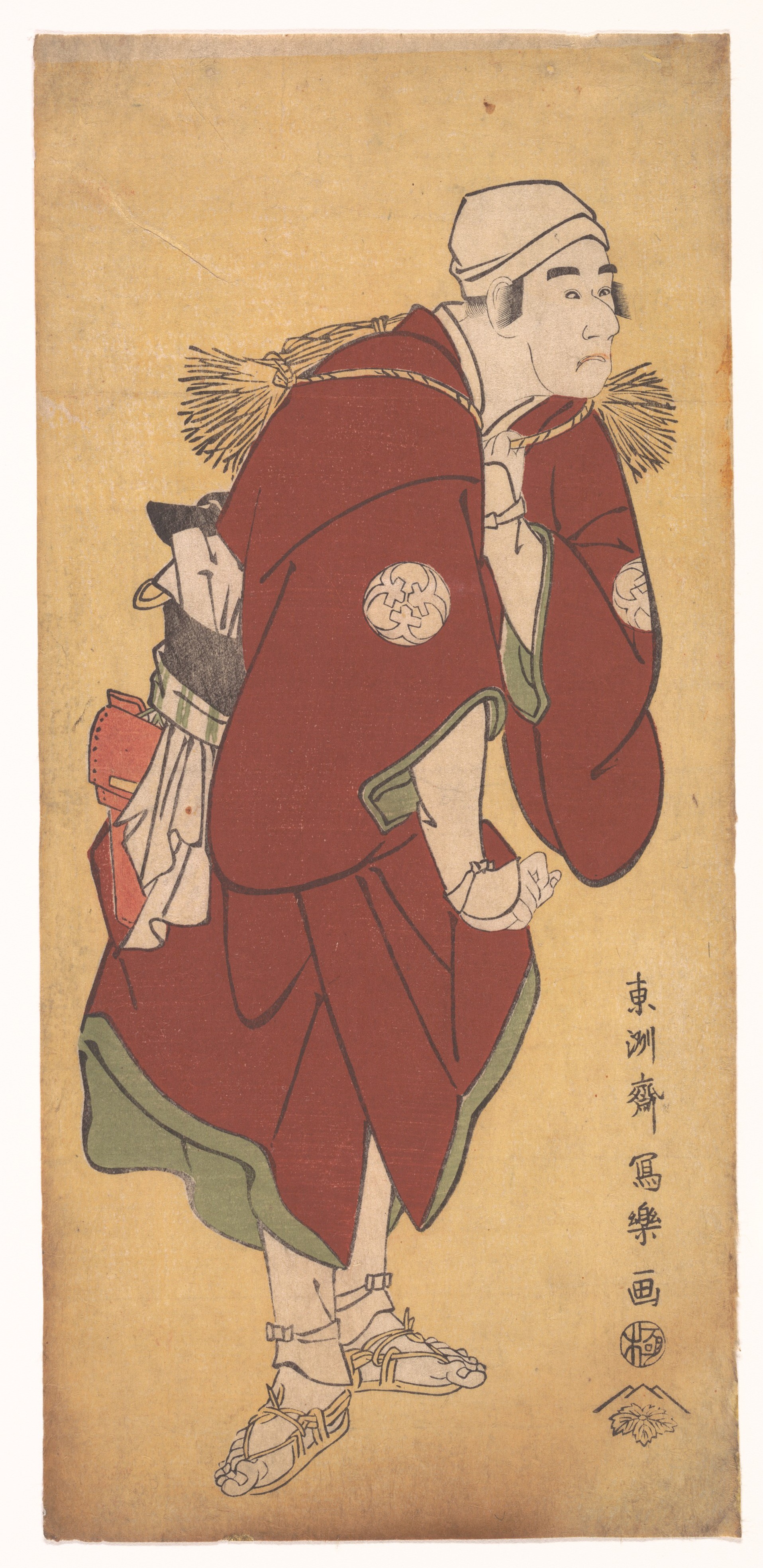 （1794）第二代坂东光五郎饰农民浅草二郎作