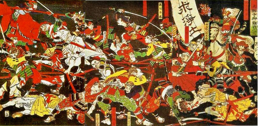 《小豆坂 1564》（Azukizaka 1564）｜月冈芳年 Tsukioka Yoshitoshi｜不明