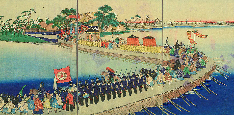 《搬到东京》（Переезд в Токио）｜月冈芳年 Tsukioka Yoshitoshi｜不明