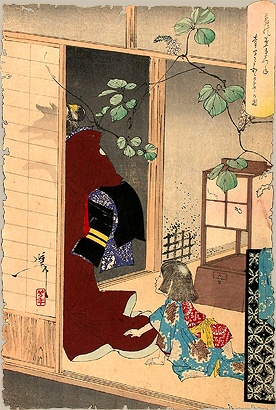 《葛叶狐别子》（Kuzuye fox beezi）｜月冈芳年 Tsukioka Yoshitoshi｜1889-1892
