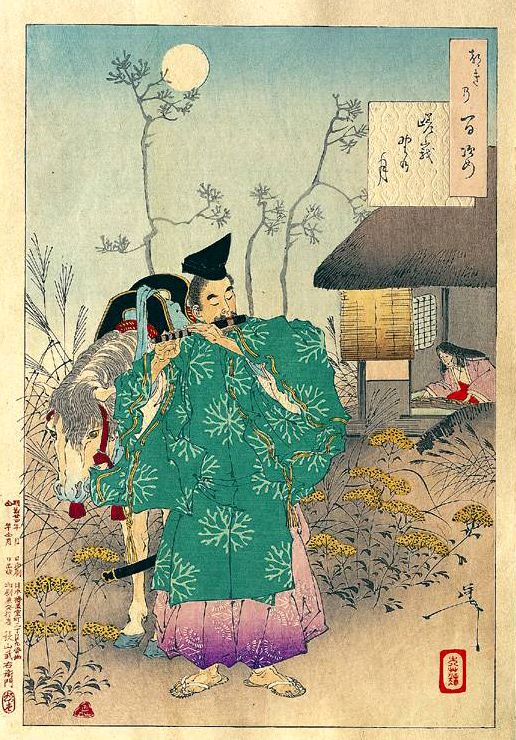《嵯峨野月》（Sagano Moon）｜月冈芳年 Tsukioka Yoshitoshi｜1891