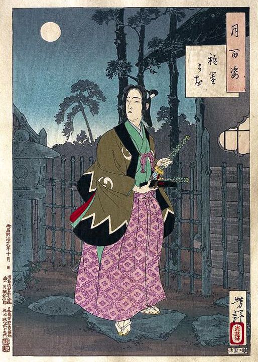 《祇园町》（Gion Town）｜月冈芳年 Tsukioka Yoshitoshi｜1885