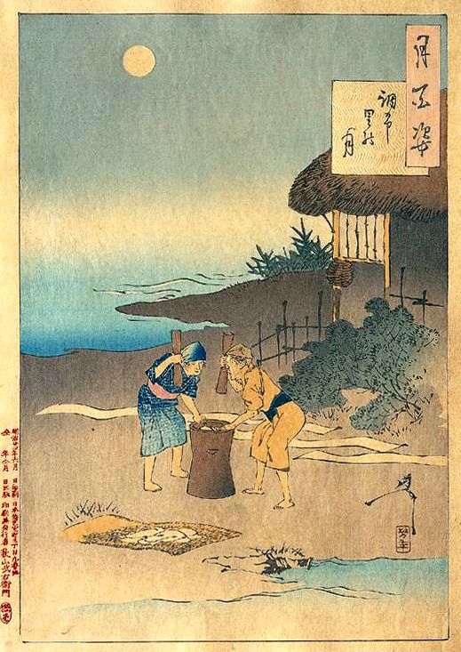 《调布里月》（Chouri month）｜月冈芳年 Tsukioka Yoshitoshi｜1891