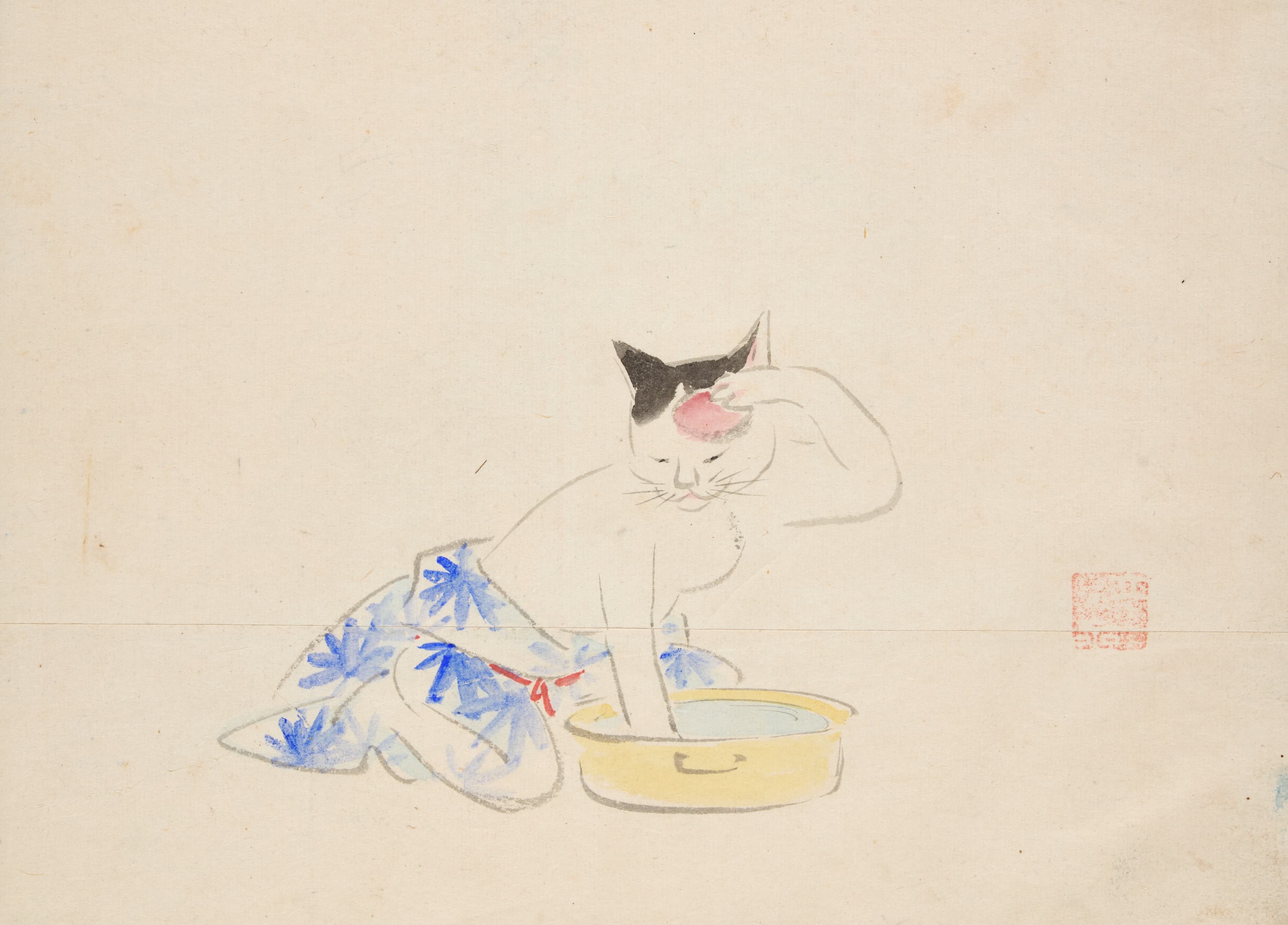 《《一立斋广重画稿册》第17图》（Album of Ichiryusai Hiroshige’s Sketches Pl.17）｜歌川广重 Utagawa Hiroshige｜约 1850