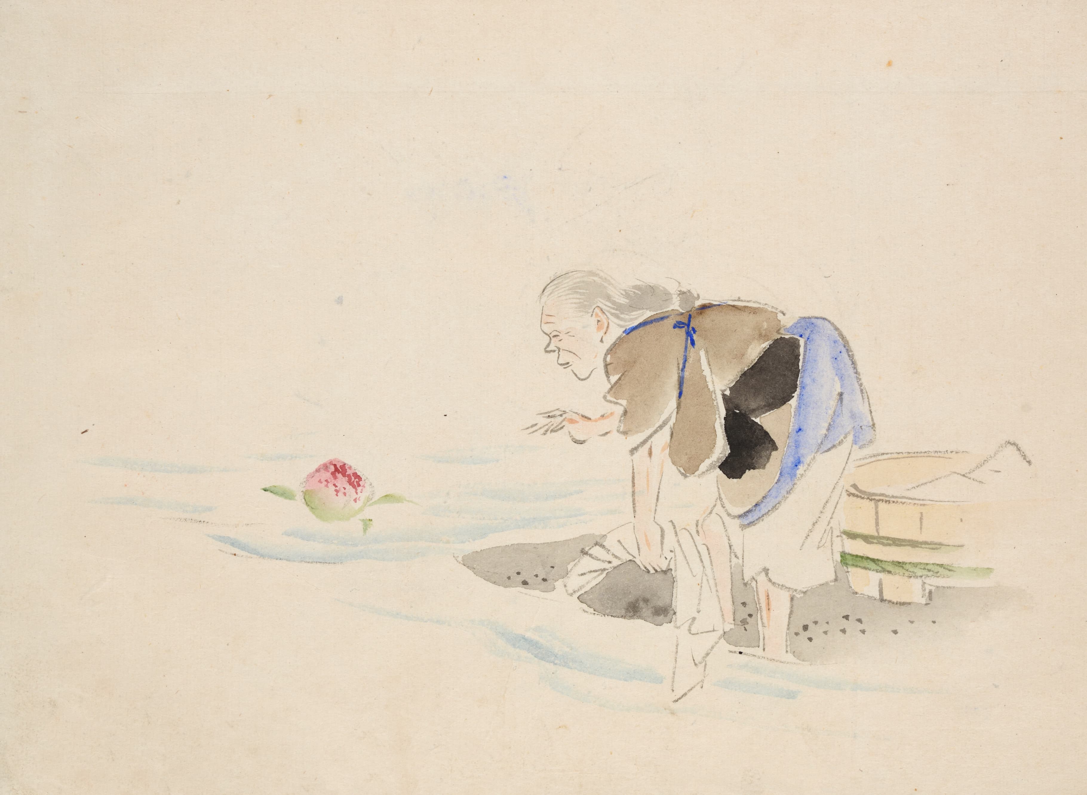 《《一立斋广重画稿册》第16图》（Album of Ichiryusai Hiroshige’s Sketches Pl.16）｜歌川广重 Utagawa Hiroshige｜约 1850