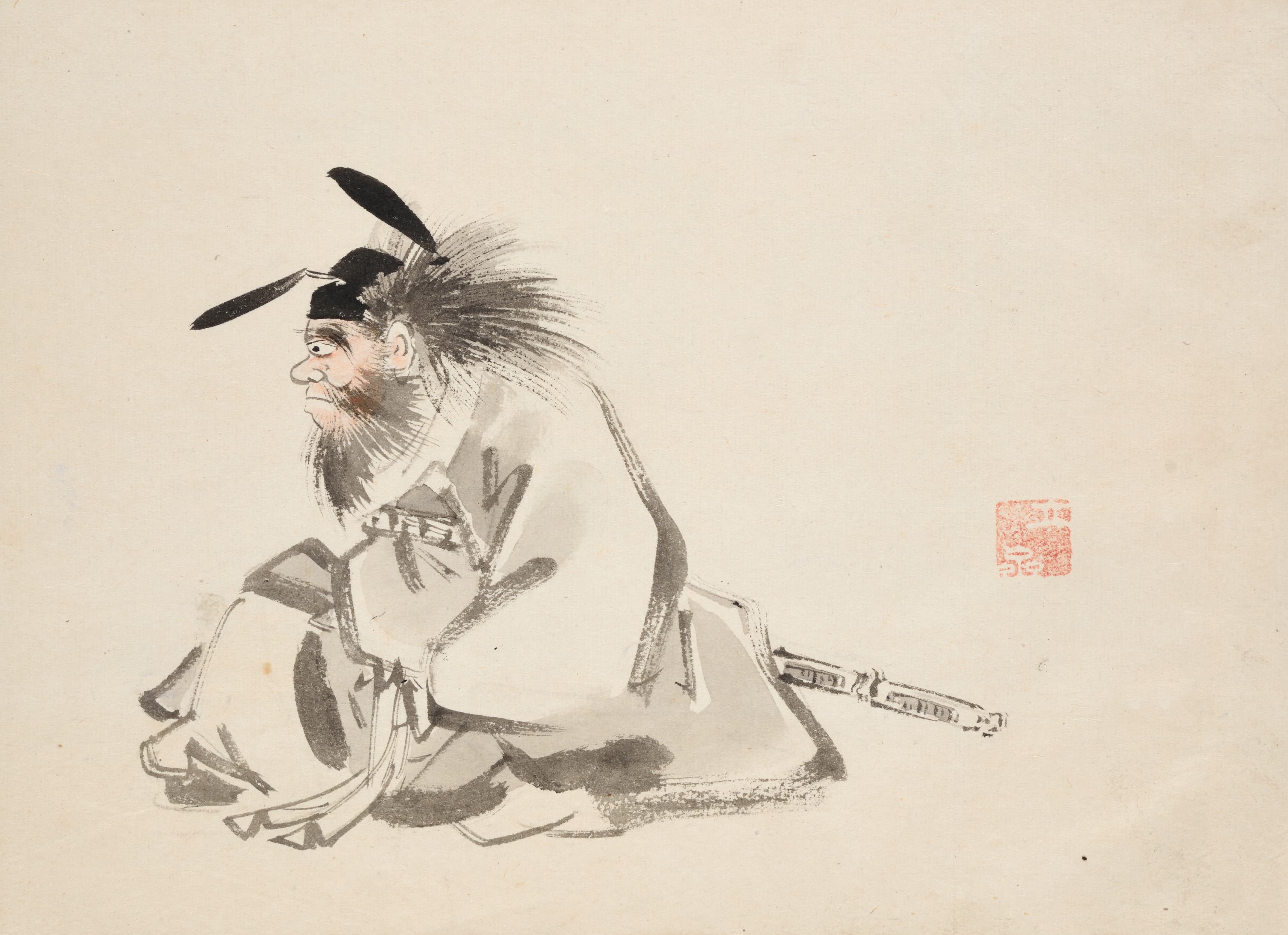 《《一立斋广重画稿册》第13图》（Album of Ichiryusai Hiroshige’s Sketches Pl.13）｜歌川广重 Utagawa Hiroshige｜约 1850