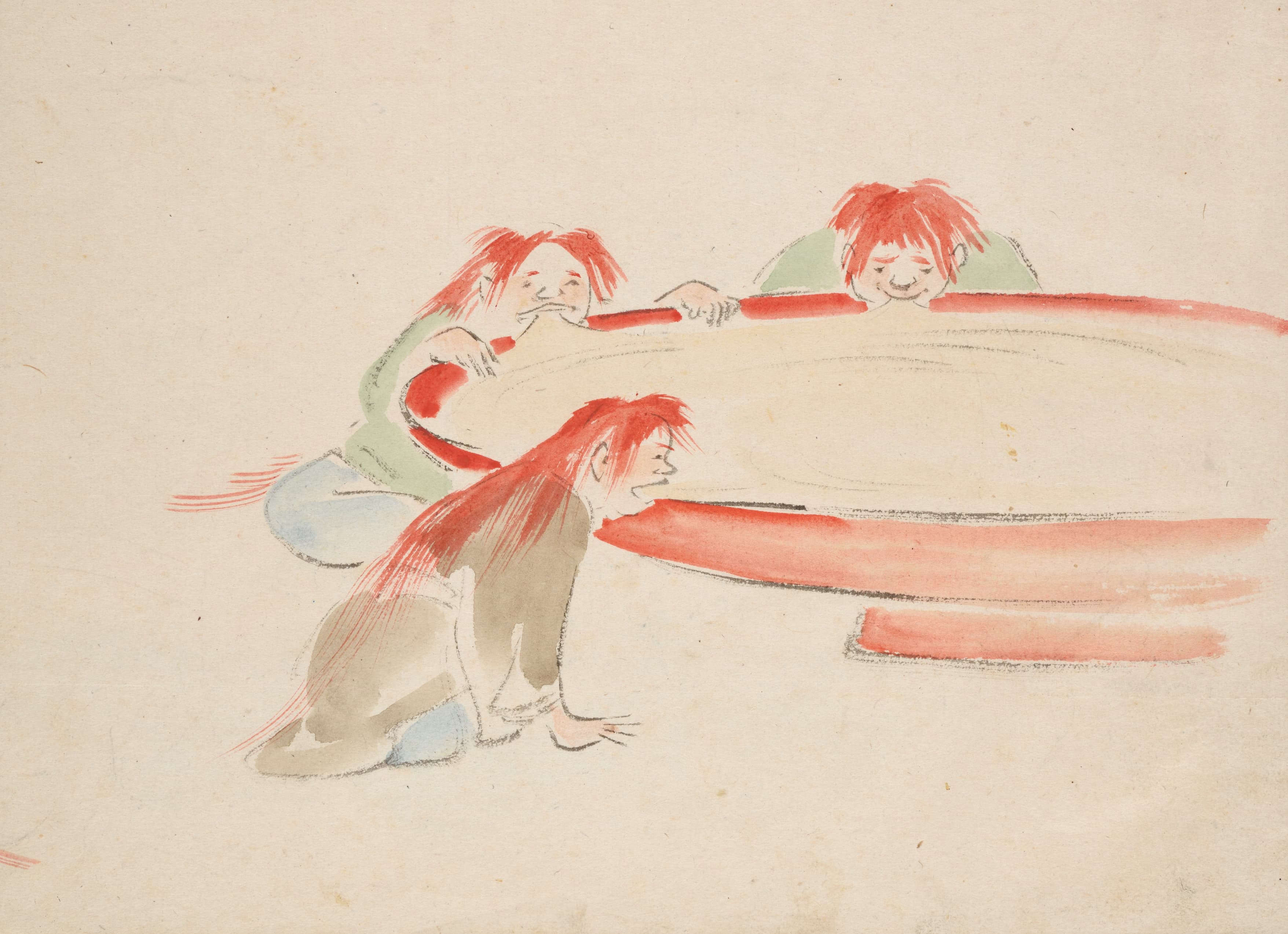 《《一立斋广重画稿册》第11图》（Album of Ichiryusai Hiroshige’s Sketches Pl.11）｜歌川广重 Utagawa Hiroshige｜约 1850
