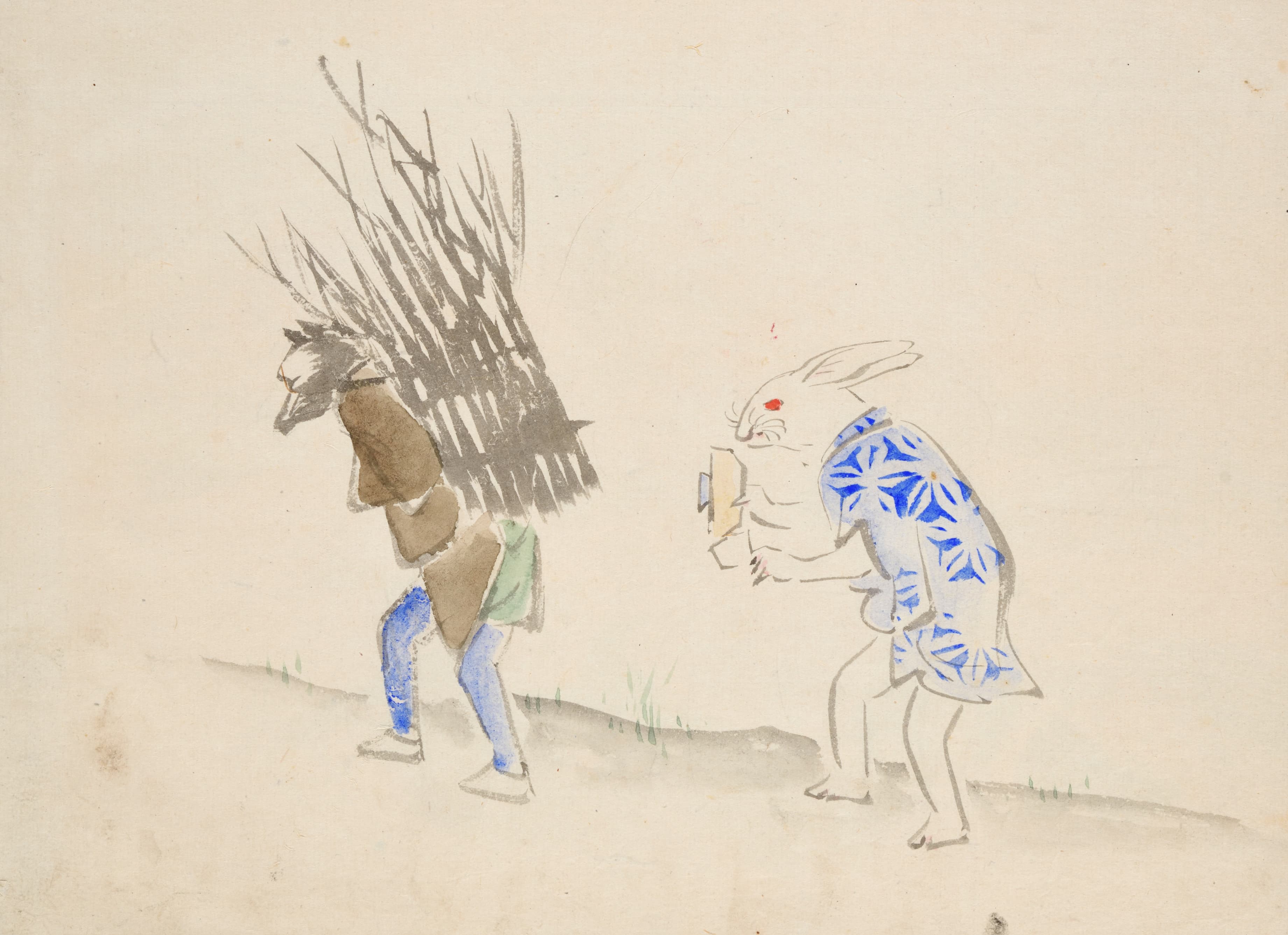 《《一立斋广重画稿册》第8图》（Album of Ichiryusai Hiroshige’s Sketches Pl.08）｜歌川广重 Utagawa Hiroshige｜约 1850