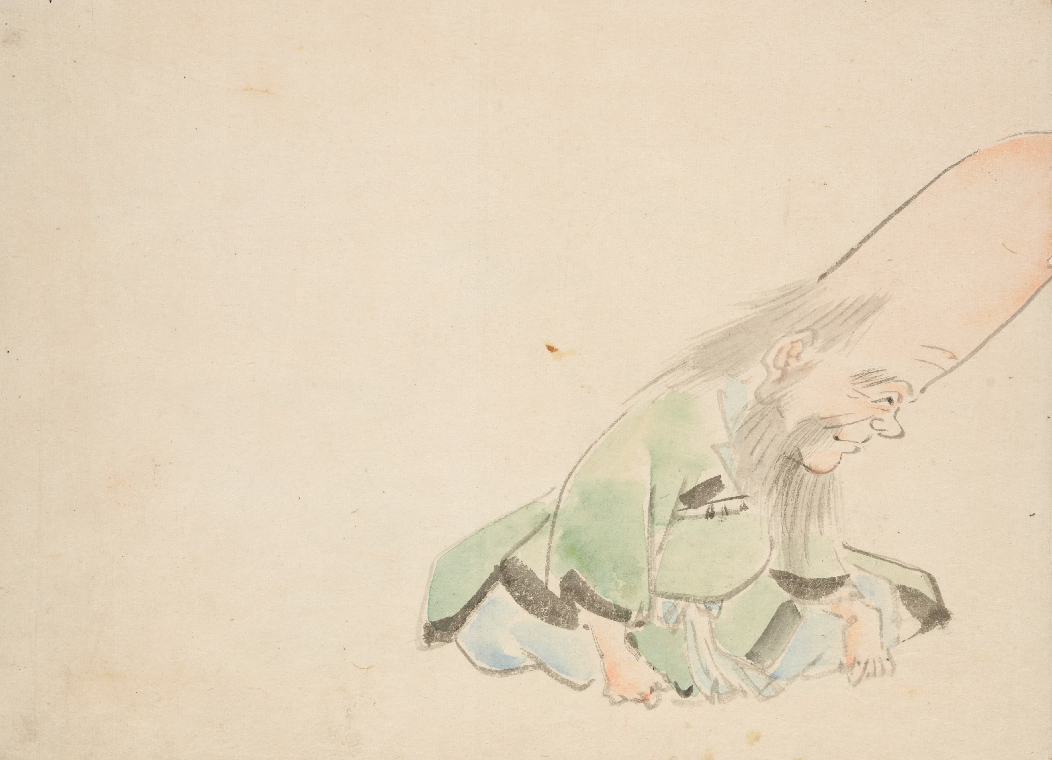 《《一立斋广重画稿册》第2图》（Album of Ichiryusai Hiroshige’s Sketches Pl.02）｜歌川广重 Utagawa Hiroshige｜约 1850